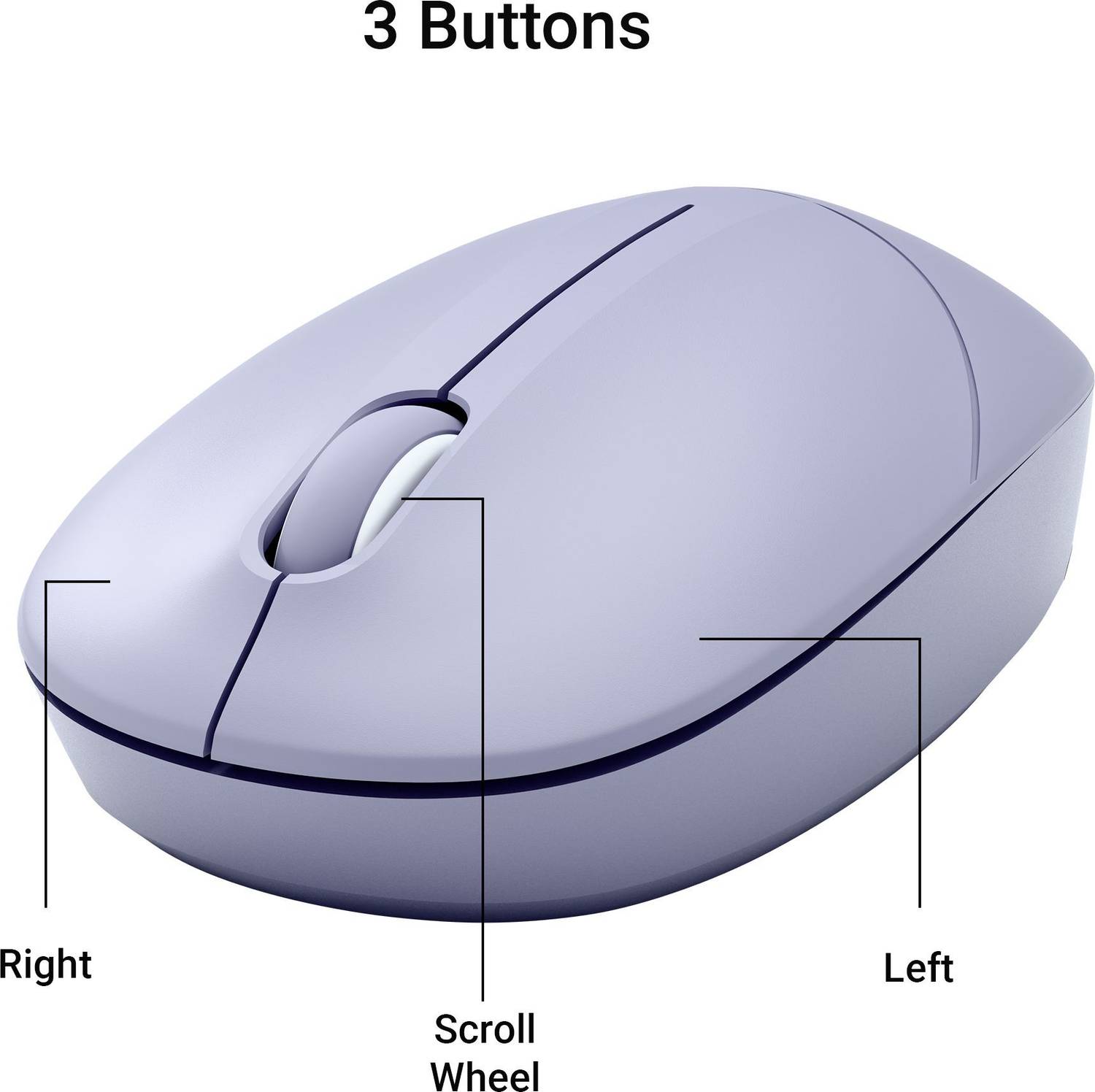 ZEBRONICS Panther Ambidextrous Optical Mouse 1600DPI, Silent