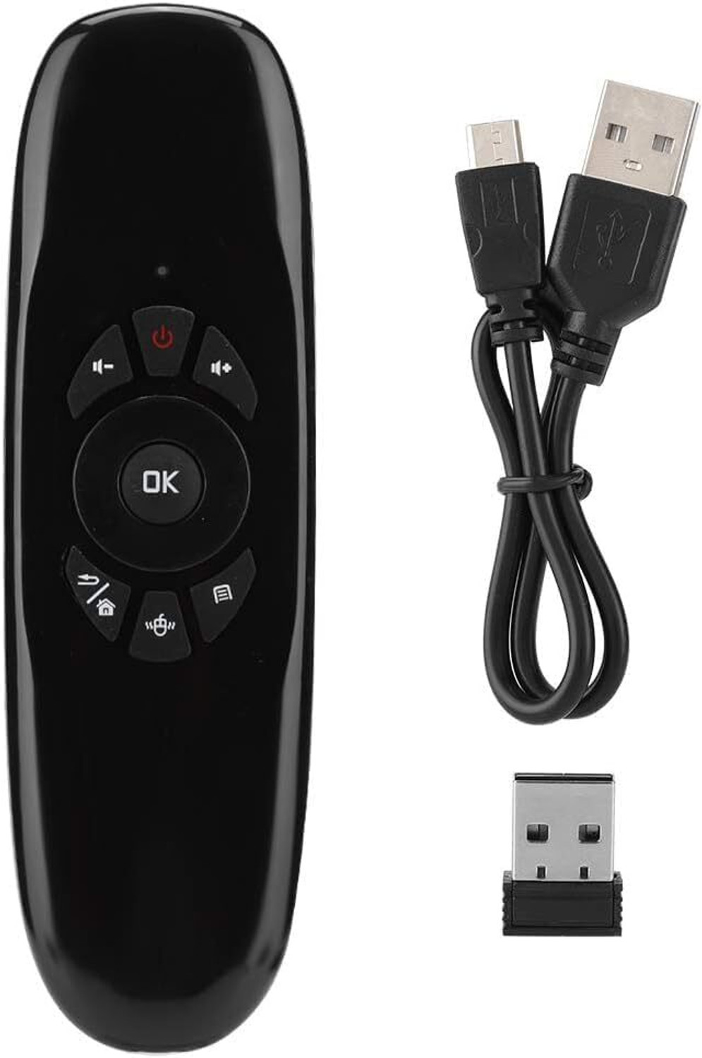 Image of Zeptrox Zeptrox Remote 2.4G Wireless Air Mouse Keyboard Remote with Motion Sensing with IR Learning Smart TVs Android TV Boxes Laptops and PCs Windows Mac OS Linux Gaming Consoles Remote Controller
