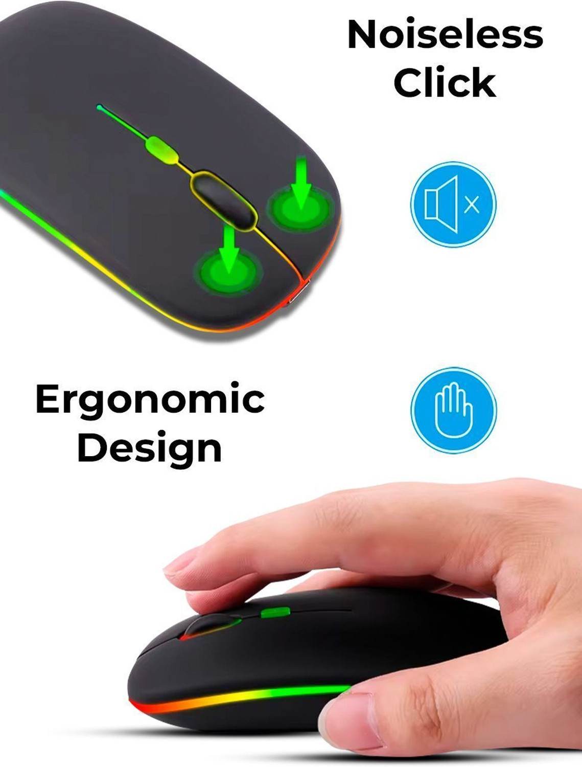 Image of GLASSOLOGY GDCMIb Ambidextrous Optical Gaming Mouse