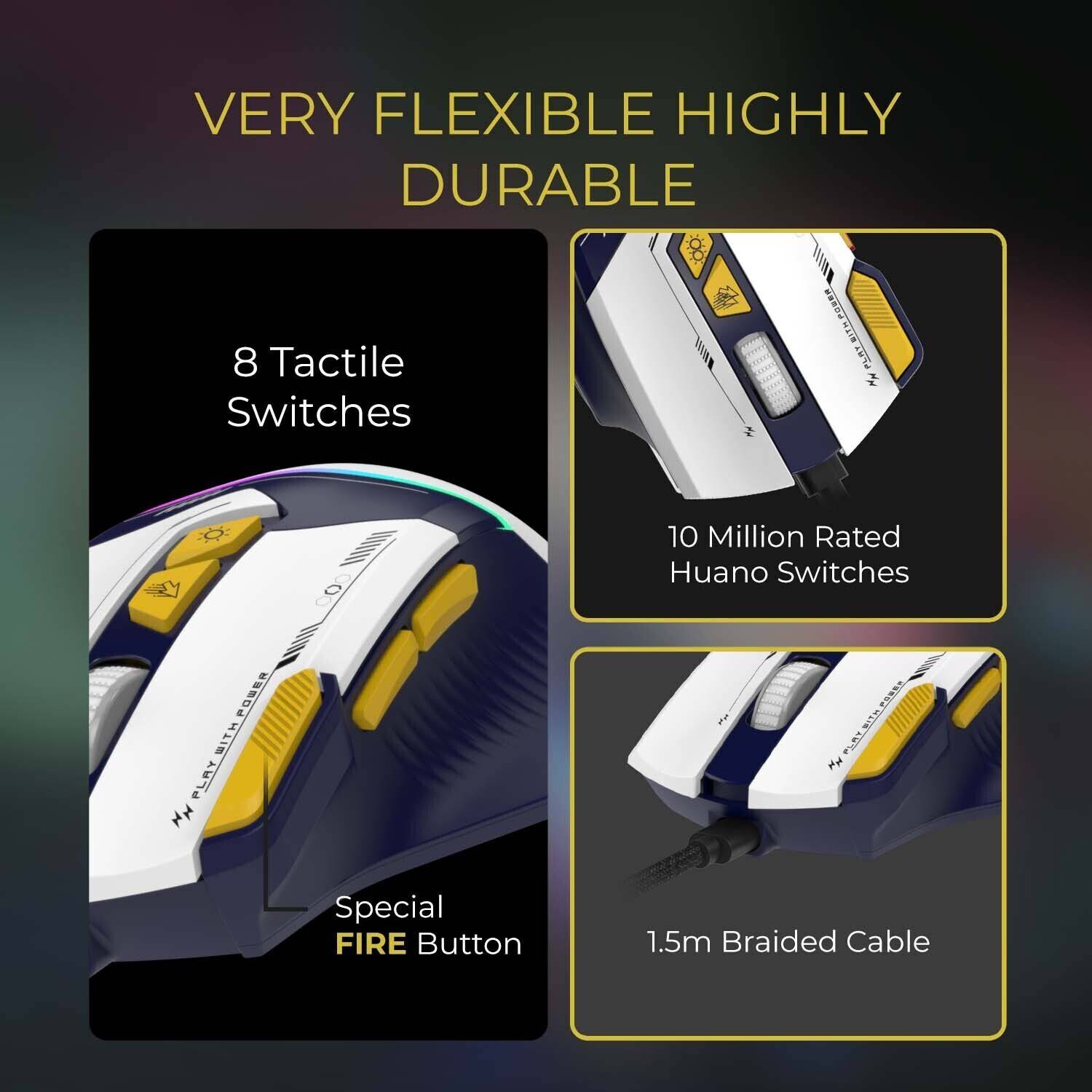 EVOFOX Blaze 12800 DPI Optical Gaming Mouse - Image 5