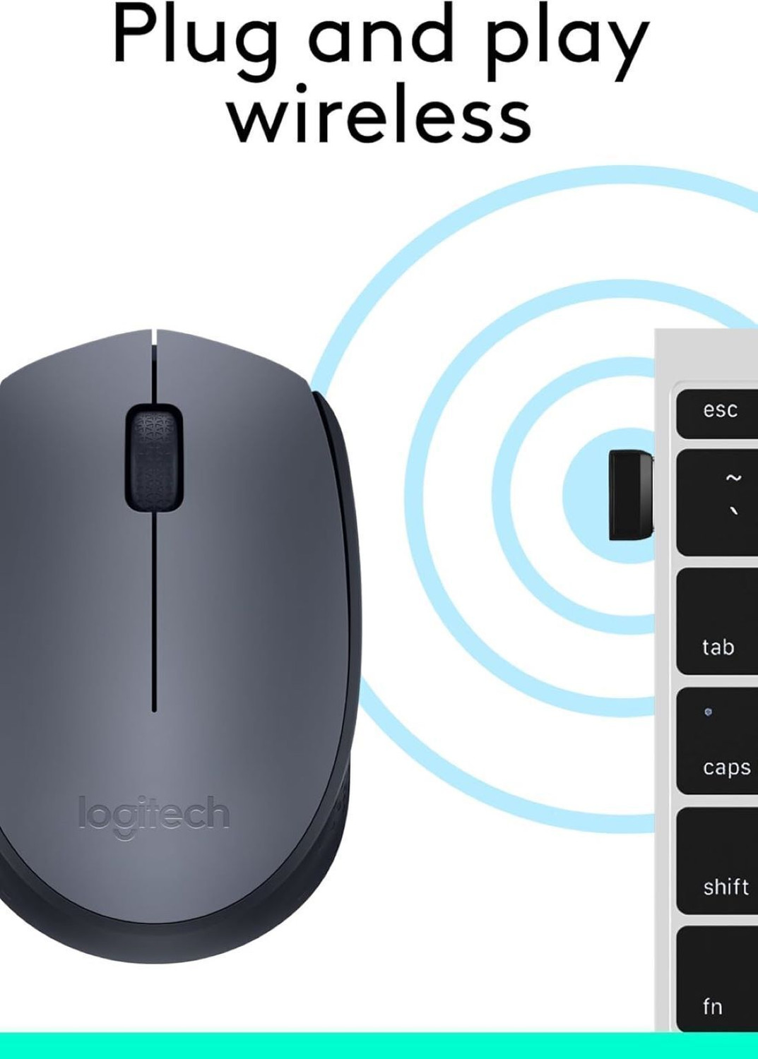 Image of Logitech 170 Ambidextrous Optical Mouse