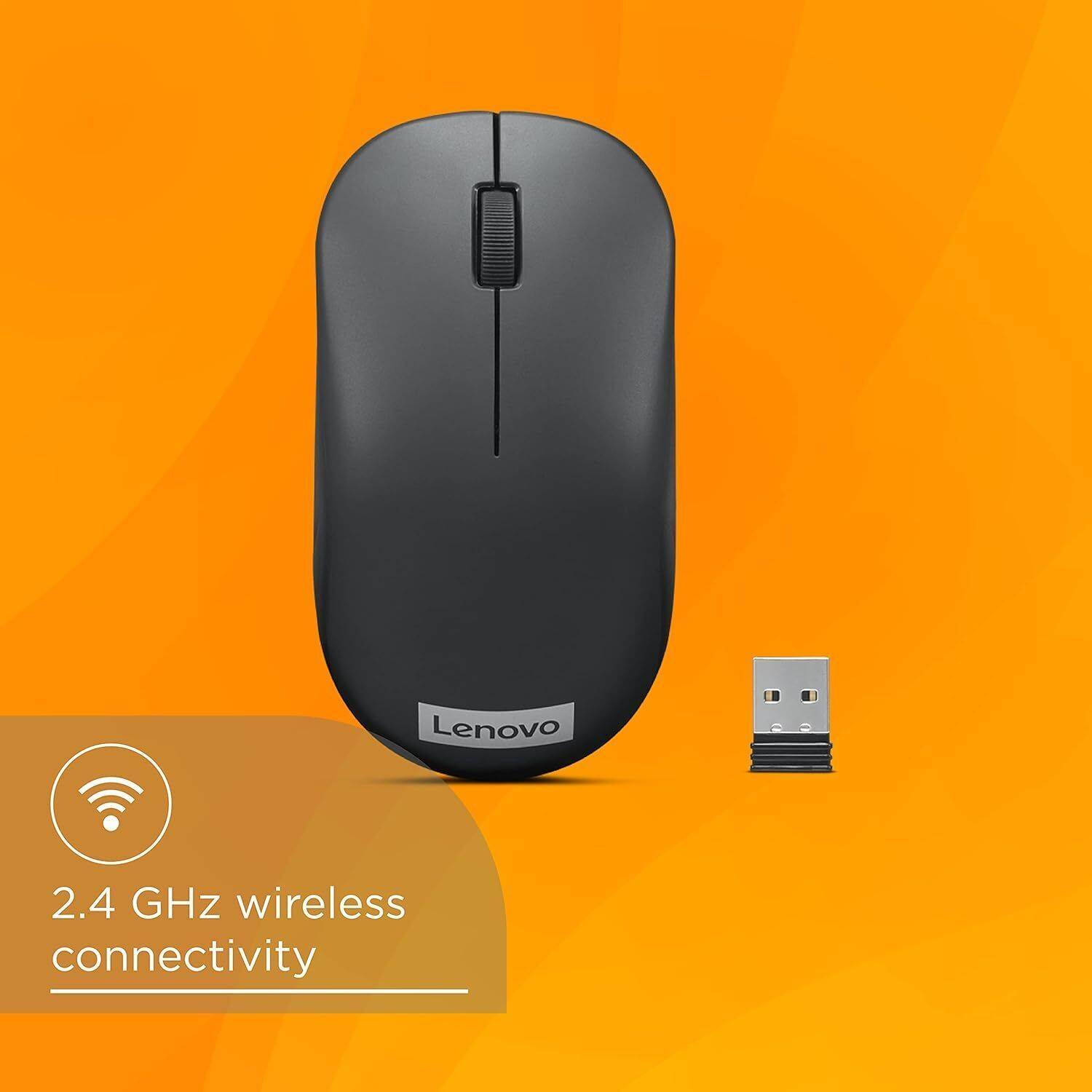 Lenovo 130 Ambidextrous Wireless Optical Mouse - Image 2