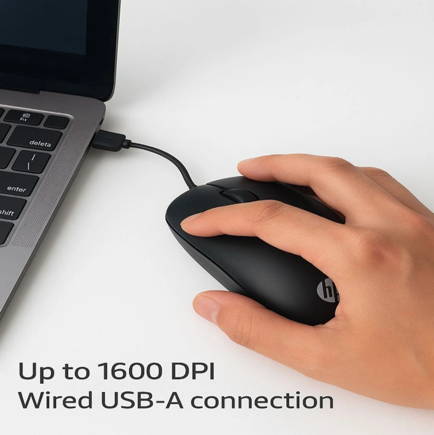 Image of HP 110 WIRED MOUSE Wired Ambidextrous Optical Gaming Mouse