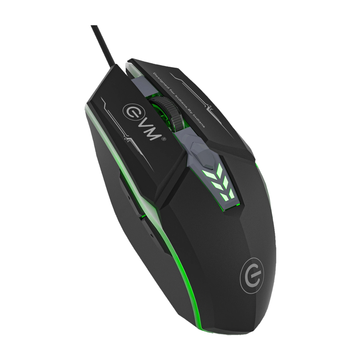 EVM M06063 Wired Ambidextrous Touch Gaming Mouse 3600 DPI 6-Butt...mo