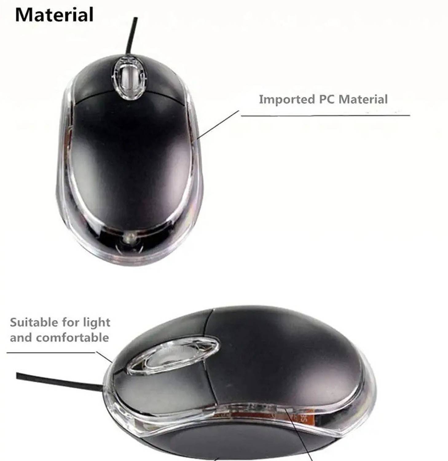 SOJUBA Mouse USB optical wired Mouse for Laptop, Mouse for SOJUBA Mouse USB optical wired Mouse for Laptop, Mouse for