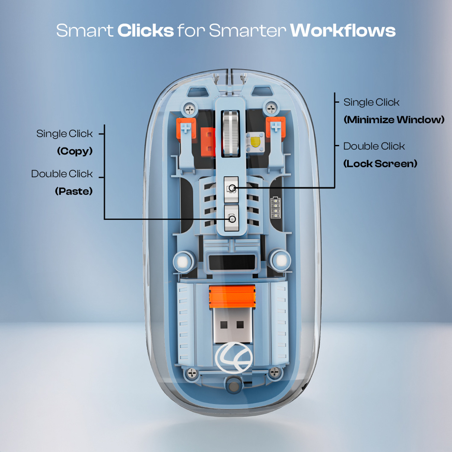 Image of LAPCARE Trendy Plus Ergonomic Optical Mouse