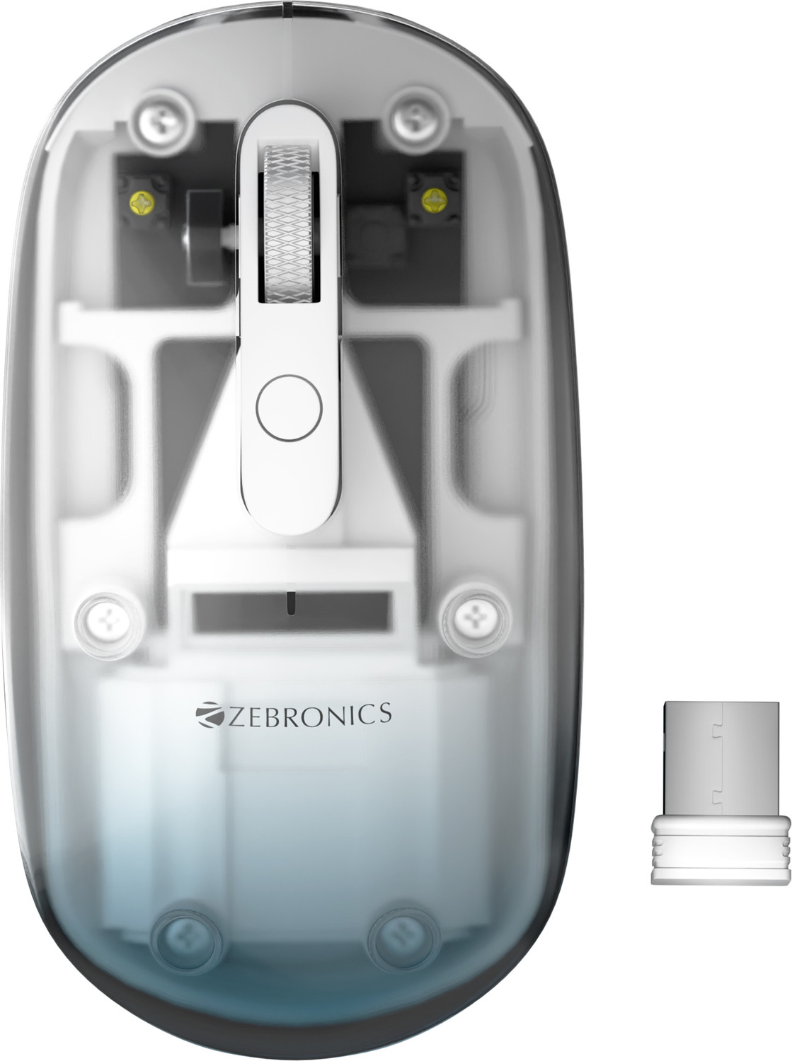 Image of ZEBRONICS Zeb-Sheer Pro (Blue) Ambidextrous Optical Mouse