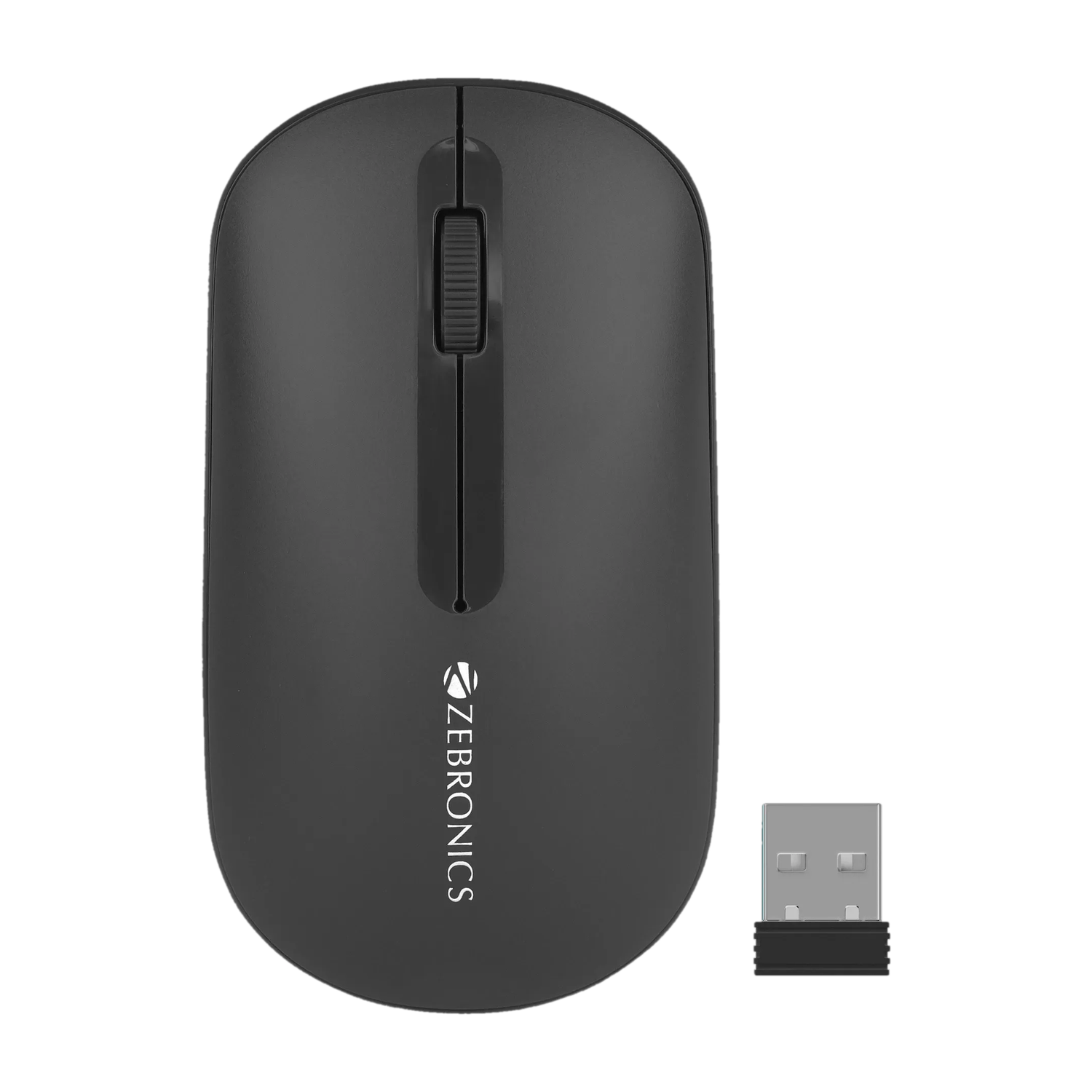 ZEBRONICS Pulse Ambidextrous Optical Mouse with 1200 DPI, Silent - Image 1