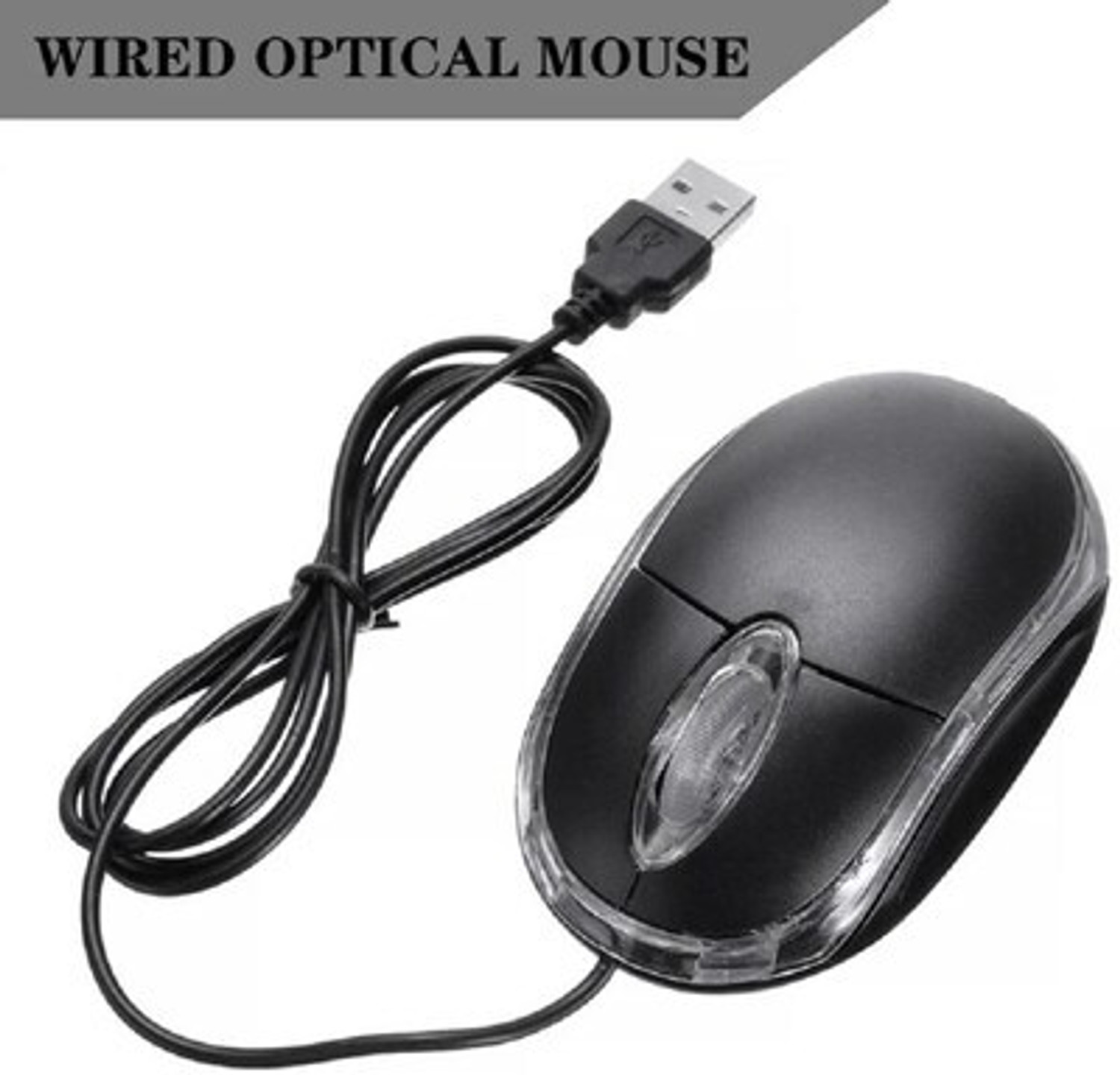 Image of SANEHA TERABYTE COMPUTER MOUSE Wired Ambidextrous Optical Gaming Mouse