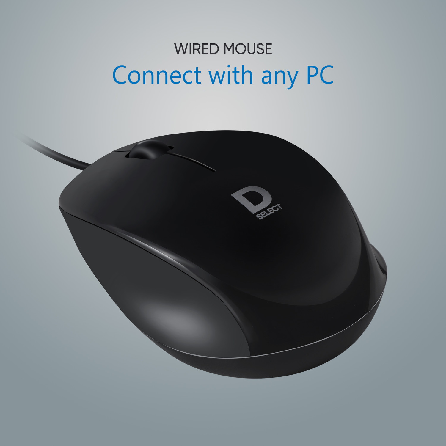 Image of DELL DS112 Wired Ambidextrous Optical Mouse Marketed By Dell