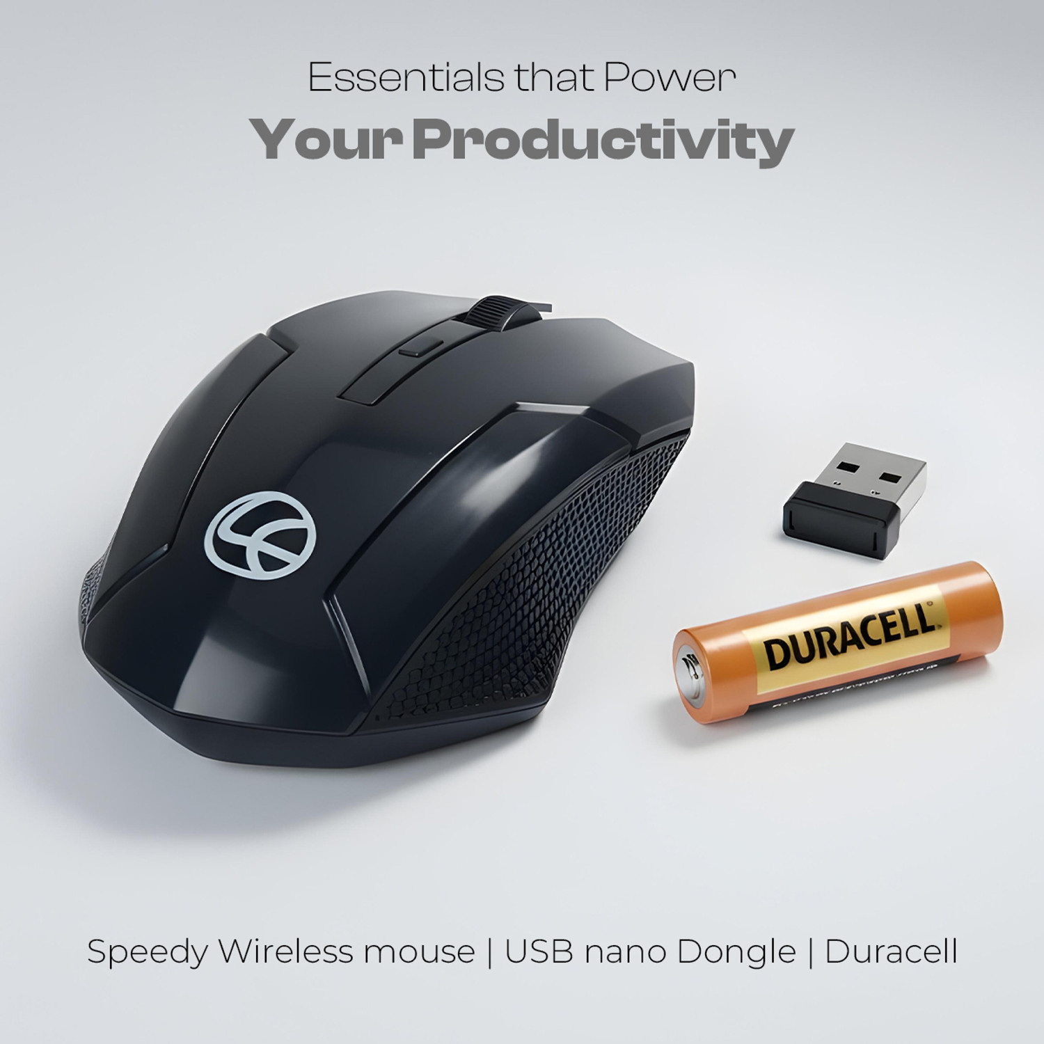 Image of LAPCARE Speedy Wireless Gaming Mouse Ergonomic Optical Gaming Mouse