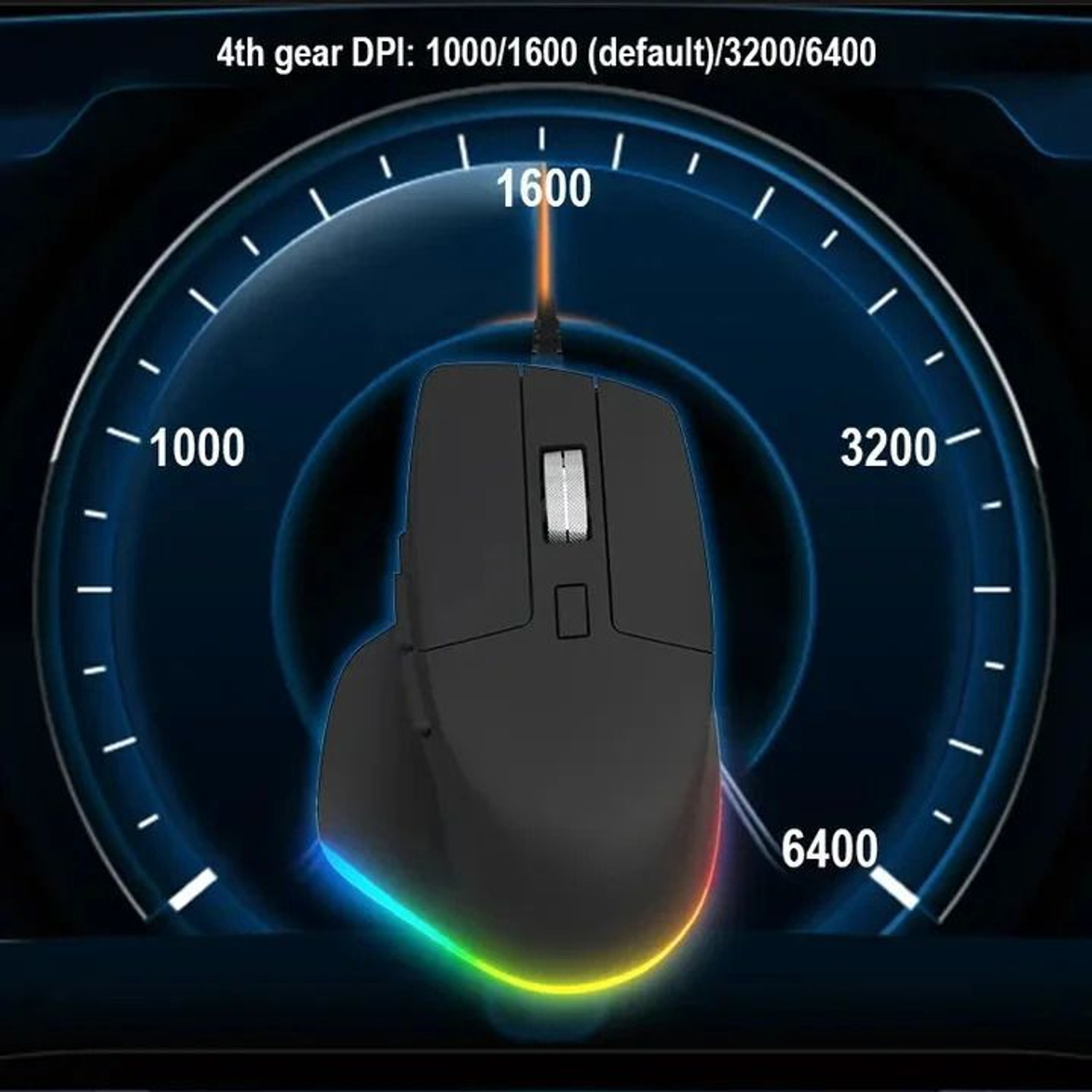 Image of Verity Rest Mouse Ergonomic Wired Ambidextrous Optical Gaming Mouse