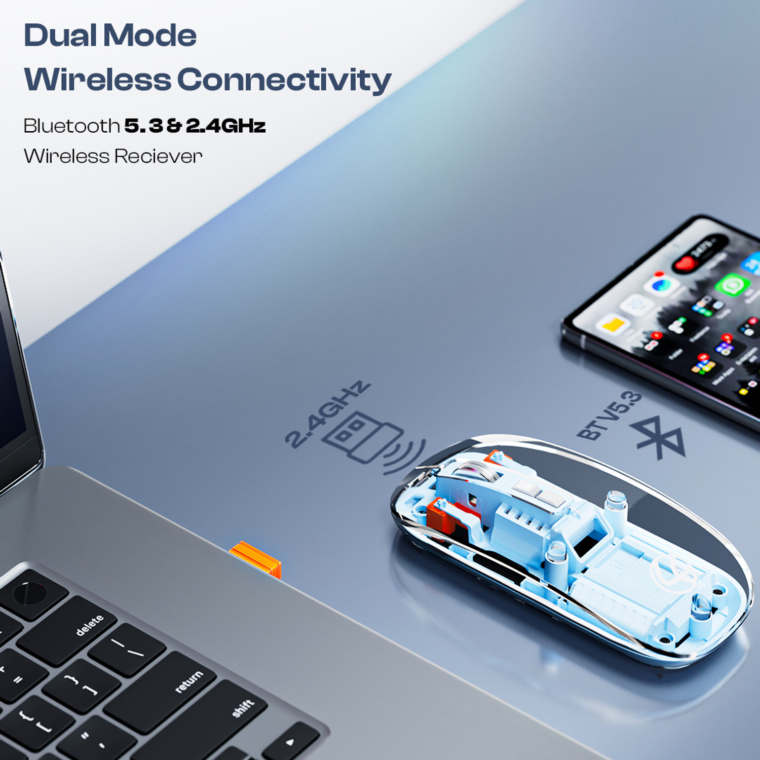 Image of LAPCARE Trendy Plus Ergonomic Optical Mouse