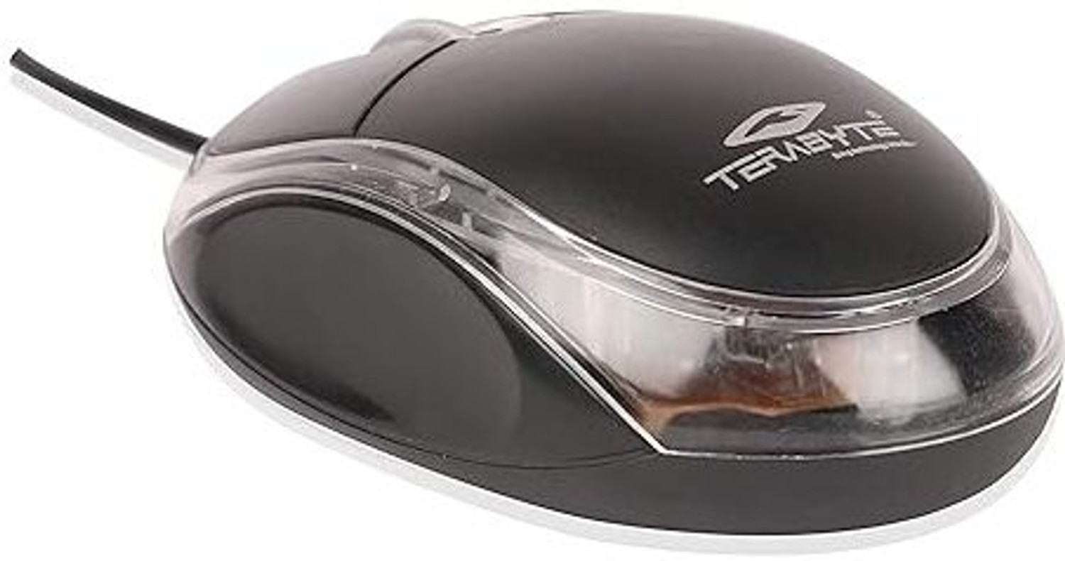 Image of SANEHA TERABYTE OPTICAL COMPUTER MOUSE Wired Ambidextrous Optical Gaming Mouse