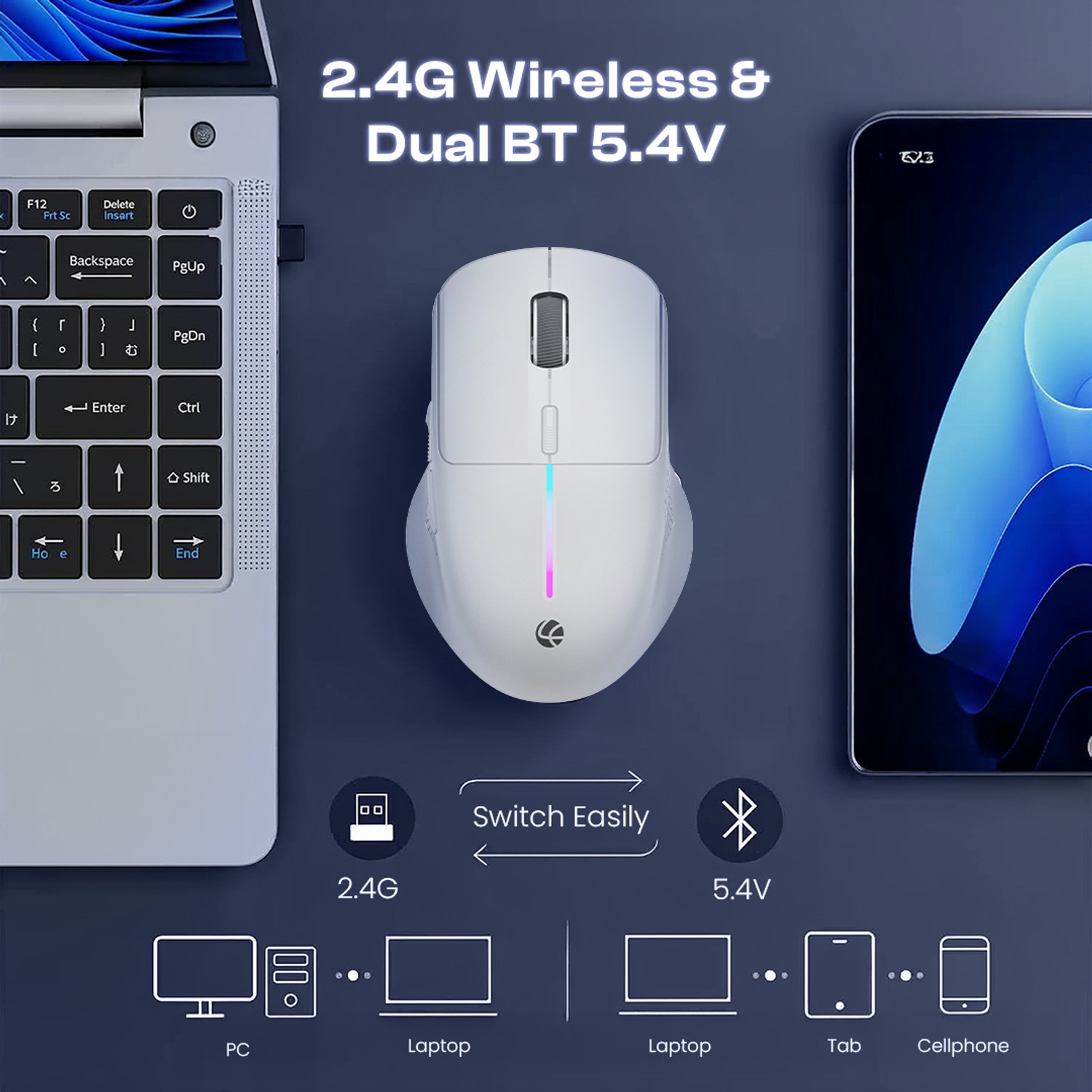 Image of LAPCARE Swift Click Ergonomic Laser Gaming Mouse