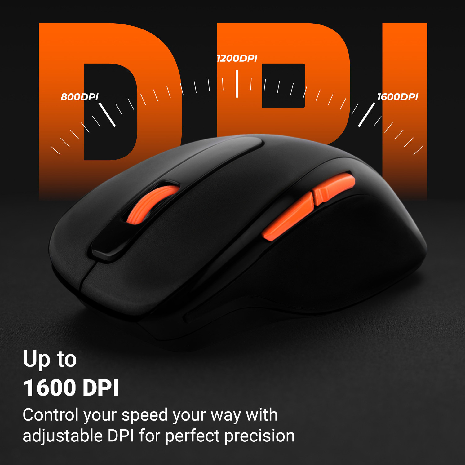 Image of ZEBRONICS Zeb-Curve Ambidextrous Optical Mouse With Bluetooth