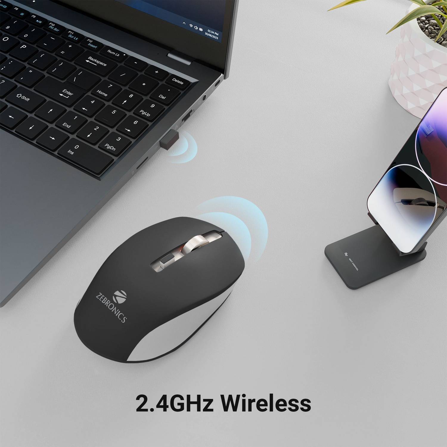 ZEBRONICS Jaguar Ambidextrous Optical Mouse - Image 2