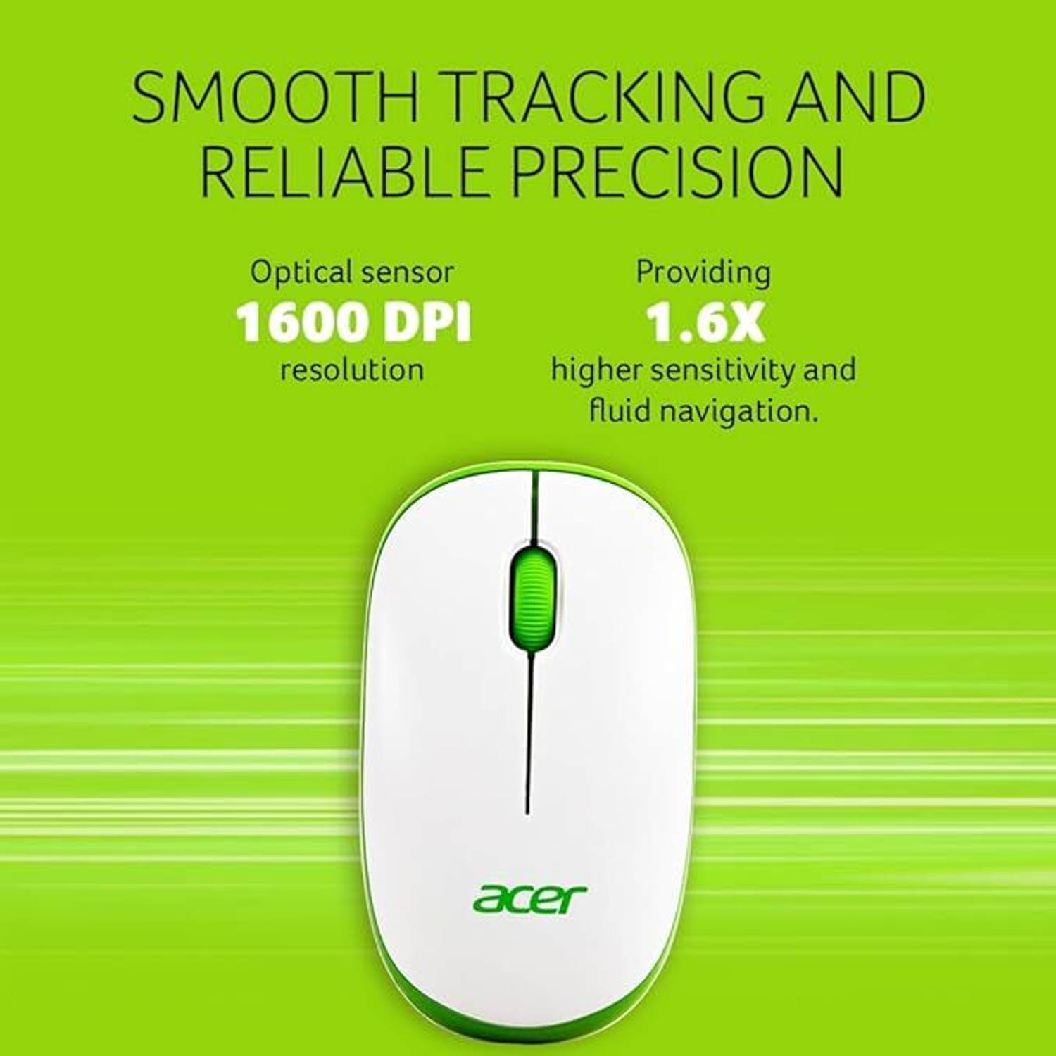 Acer ACR-WRLS/ Wireless Mouse Ambidextrous Optical Mouse ACR-WRLS... more
