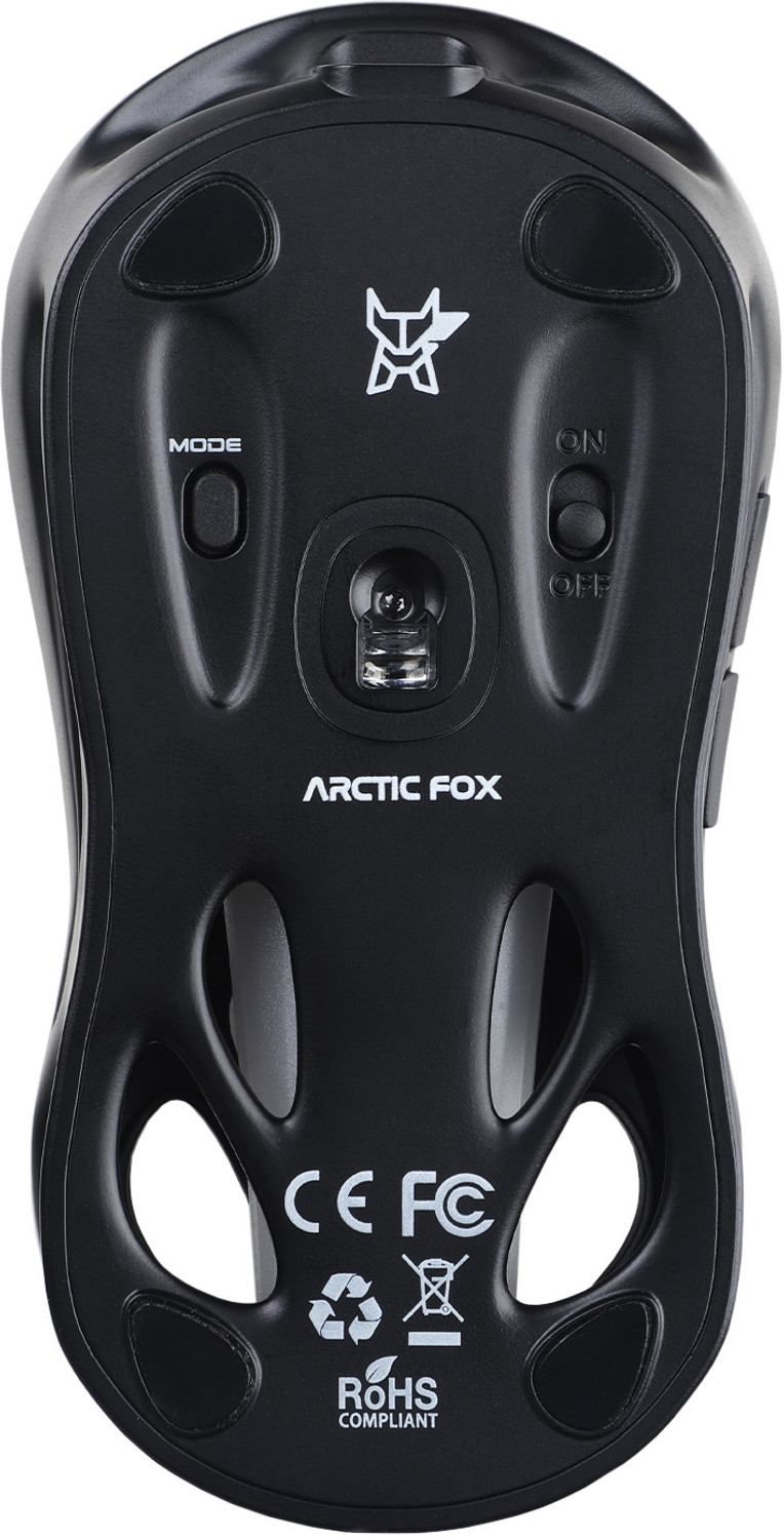 Image of Arctic Fox Alien-X Wireless and Bluetooth Rechargeable Mouse (2x BT, 2.4G & Wired) Ambidextrous Optical Gaming Mouse