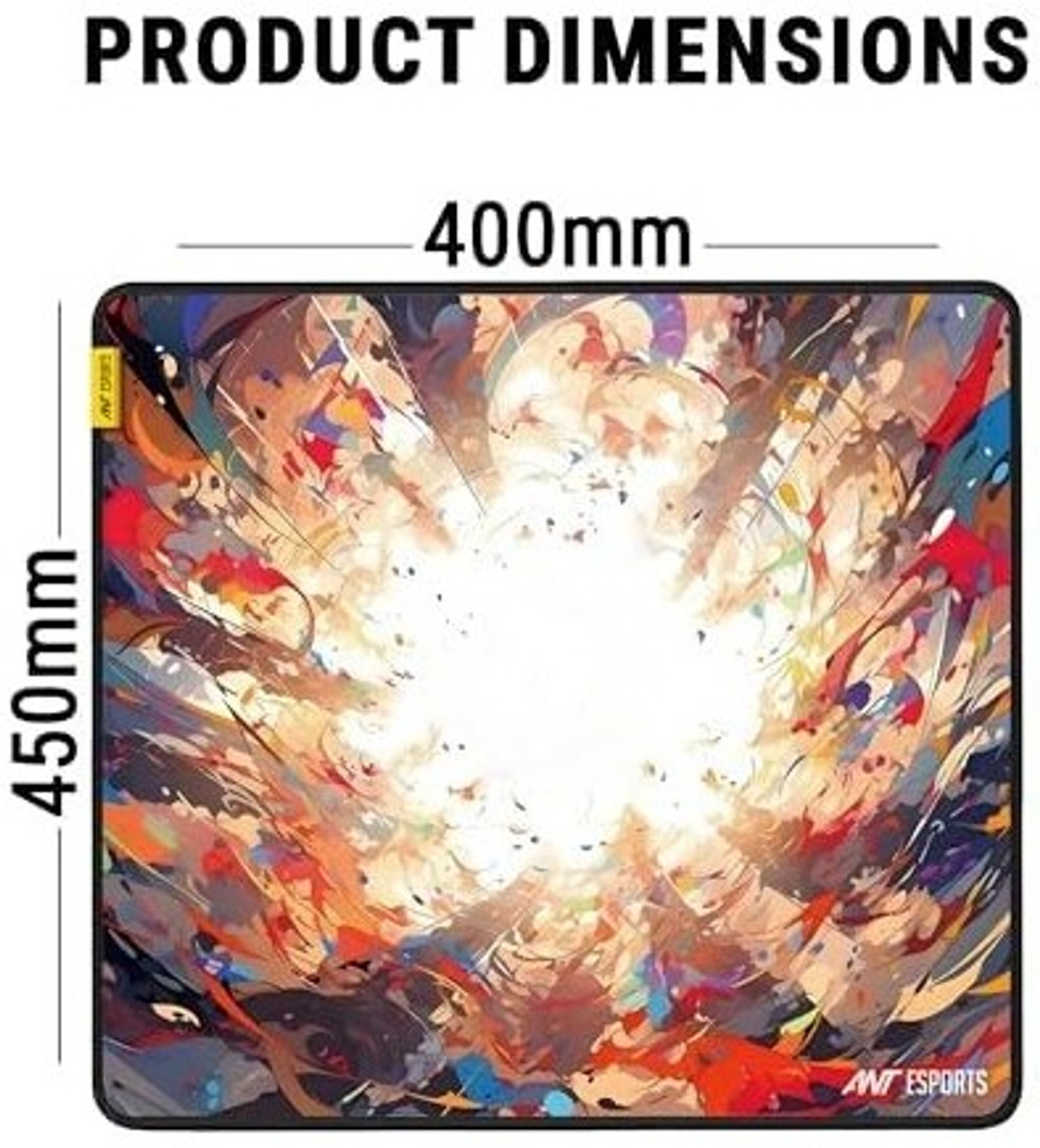 Image of Ant Esports Volcano Unique Rectangle Gaming Mousepad for Mouse with Stitched Edges Non Slip Base Mousepad