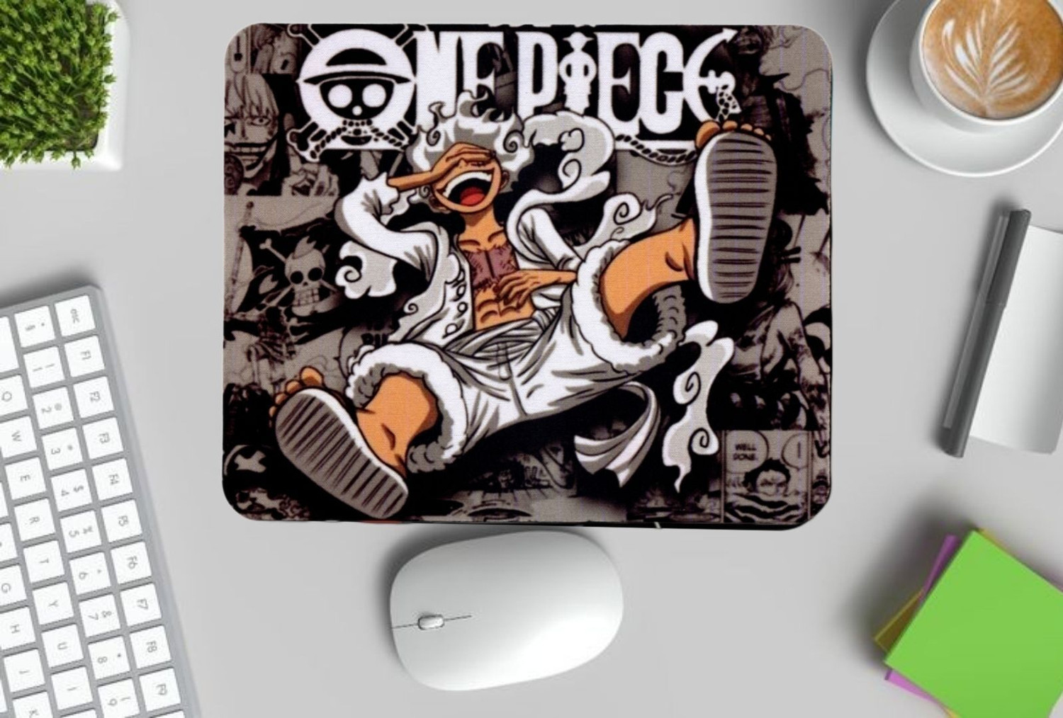 Image of slidingmouse LuffyMousePad,Premium Quality Mouse pad for laptop,notebook,gaming Non Slip Base Mousepad