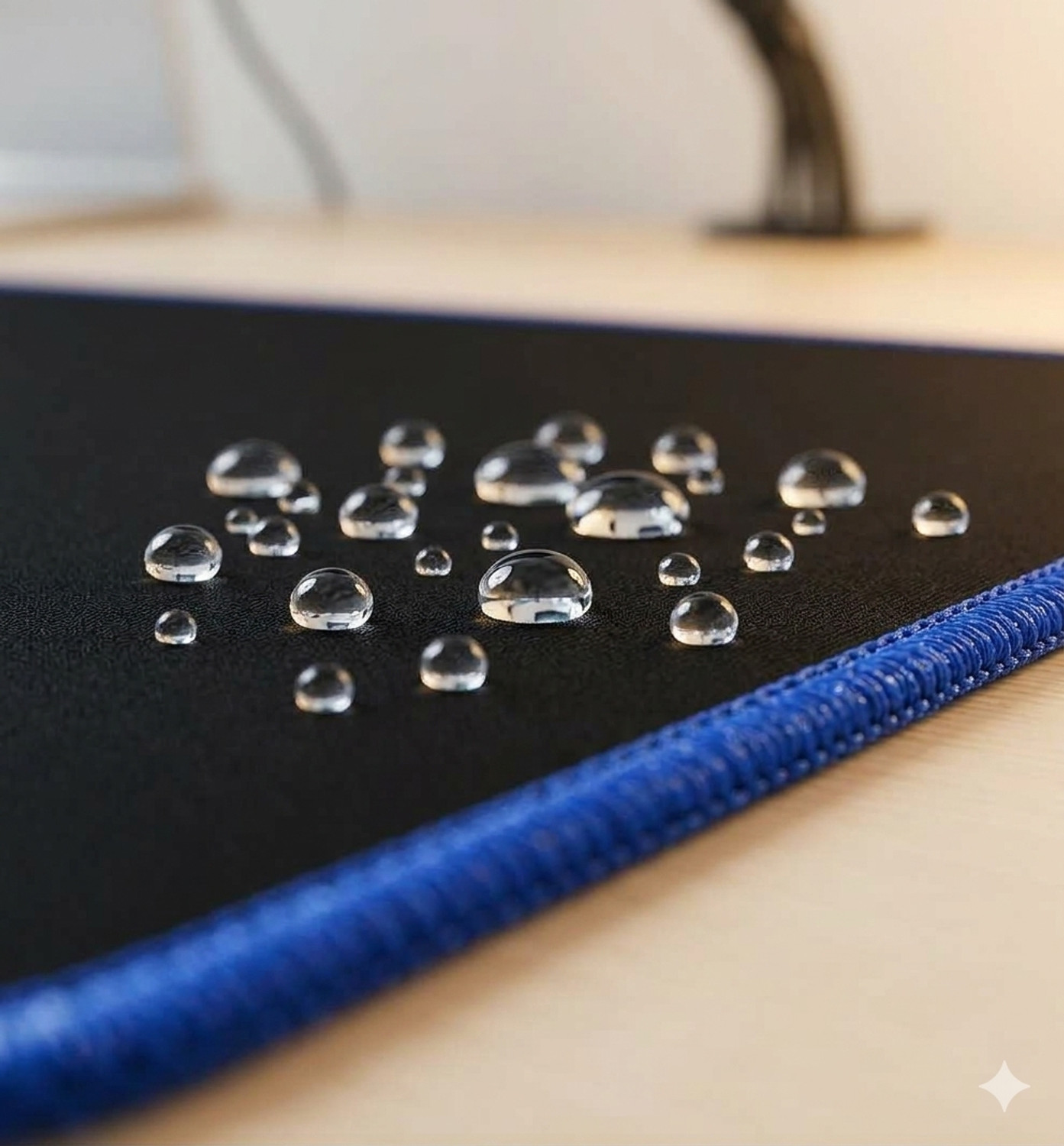 Image of Kebica Gaming Mouse Pad, Non-Slip Rubber Base, Waterproof Surface Mouse Pad Non Slip Base Mousepad (Blue)