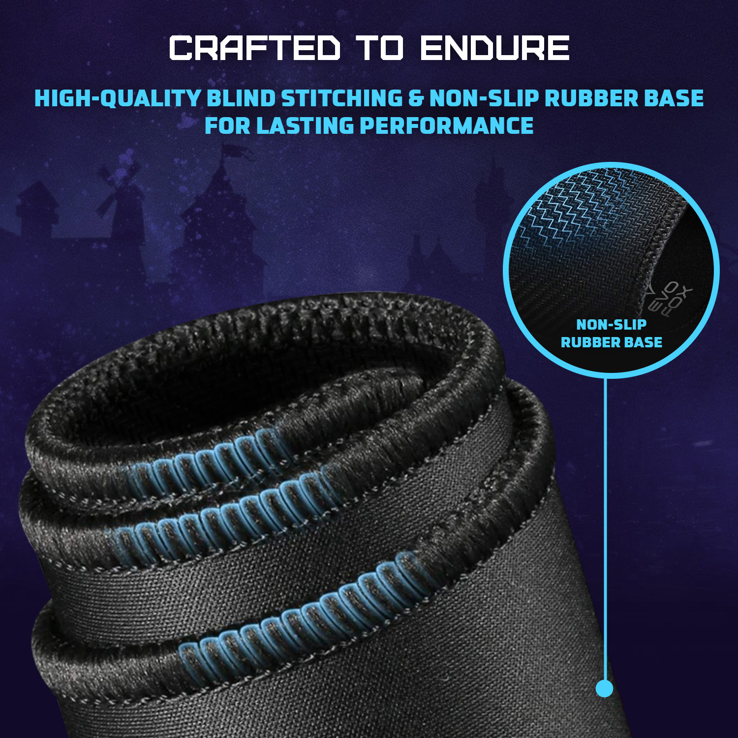 Image of EVOFOX Metal Claw X85 with Micro-Textured Speed Surface Gaming Non Slip Base Mousepad