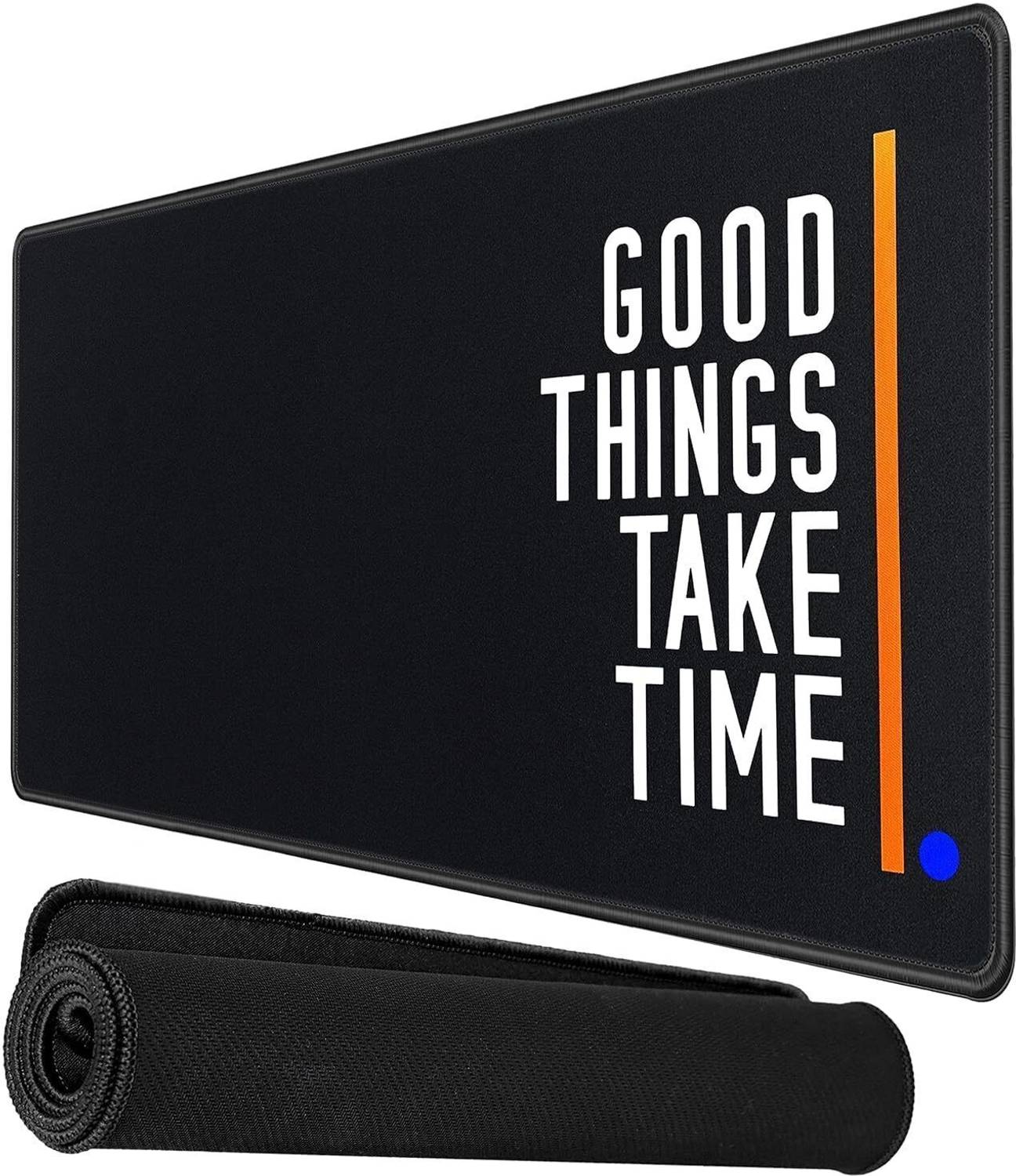 STORITE Non-Slip Rubber Base Mousepad, Desk Mat Stitched Edge Mouse Mat Non Slip Base Mousepad