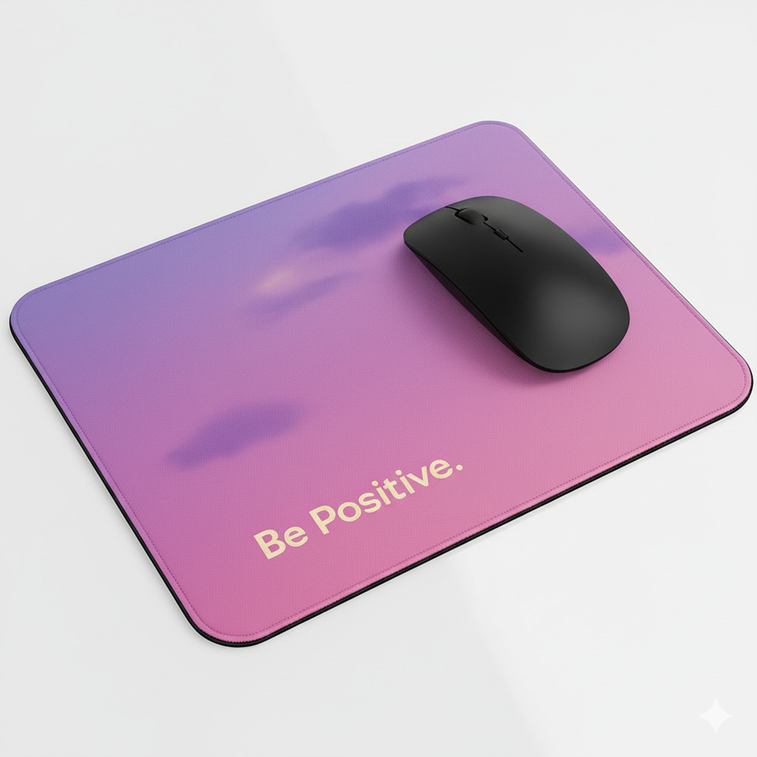 Image of rssh creation Streat Light Pink Color, Anti - Slip Base, High Durability Mouse Pad Non Slip Base Mousepad