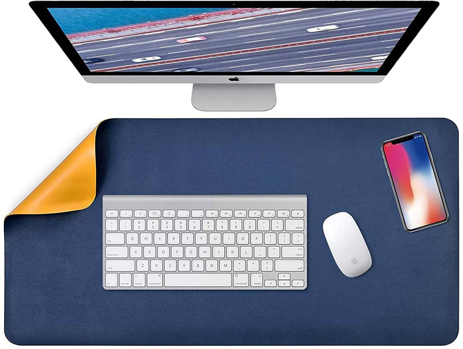 JYORESHA Waterproof Non-Slip Desk Mat Blotters on Desk Top Laptop