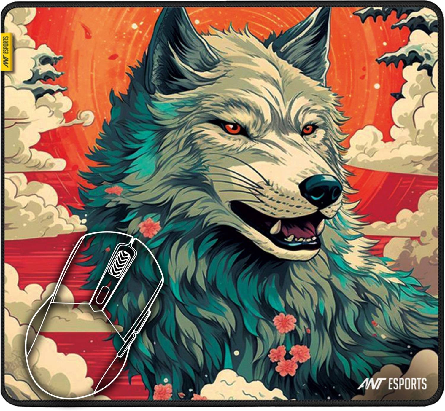 Ant Esports Ant Wolf Mouse Pad Non Slip Base Mousepad