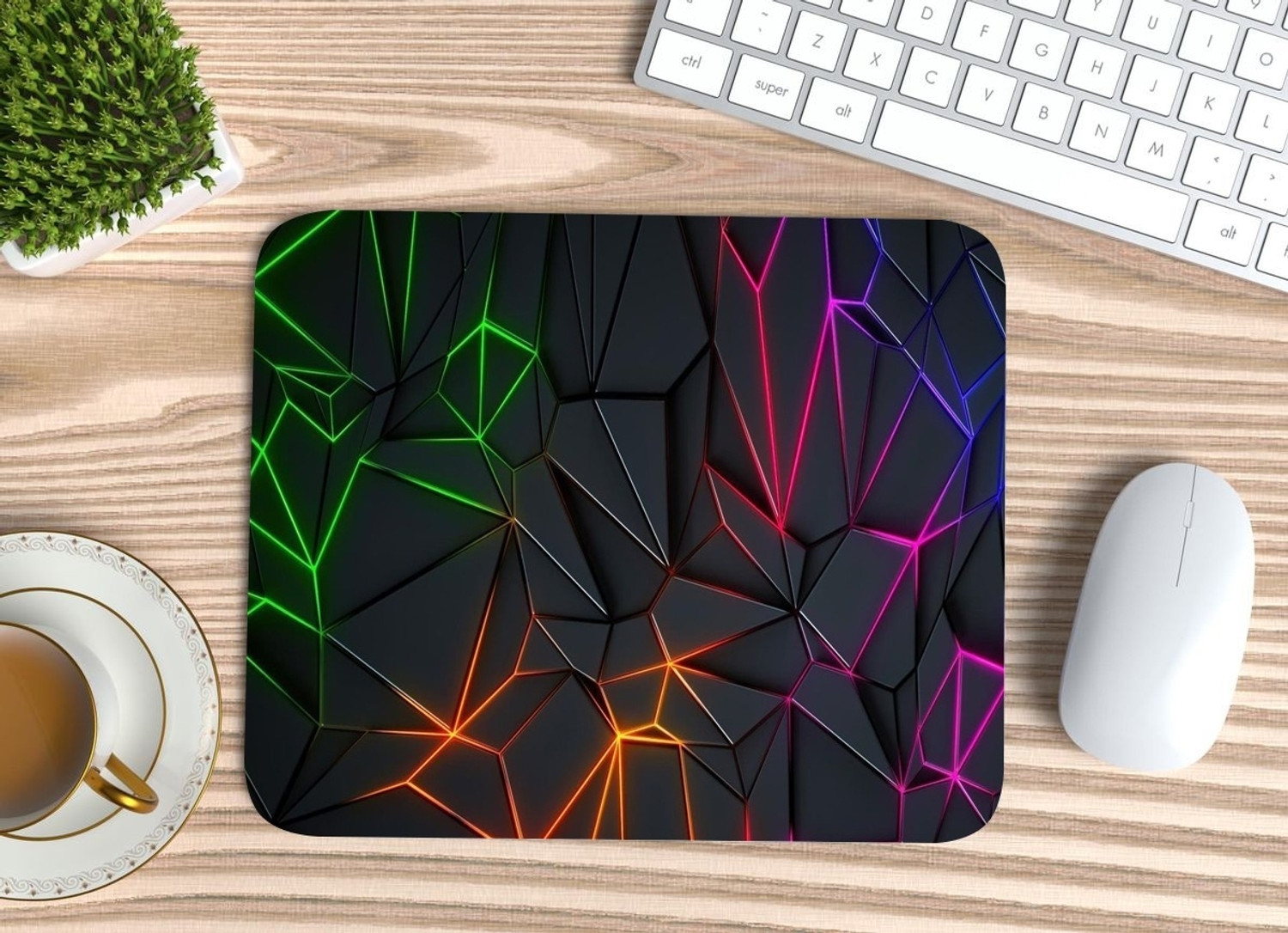Image of GIVENTA Gaming Mouse Pad | Smooth Control Surface | Anti-Slip Rubber Base Non Slip Base Mousepad