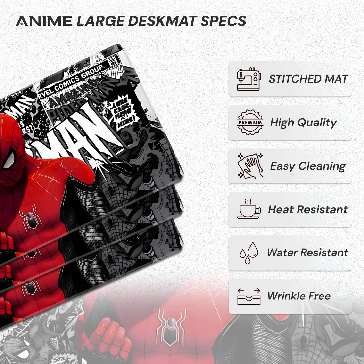 SMULY Spiderman Non-Slip Gaming Mousepad - Image 4