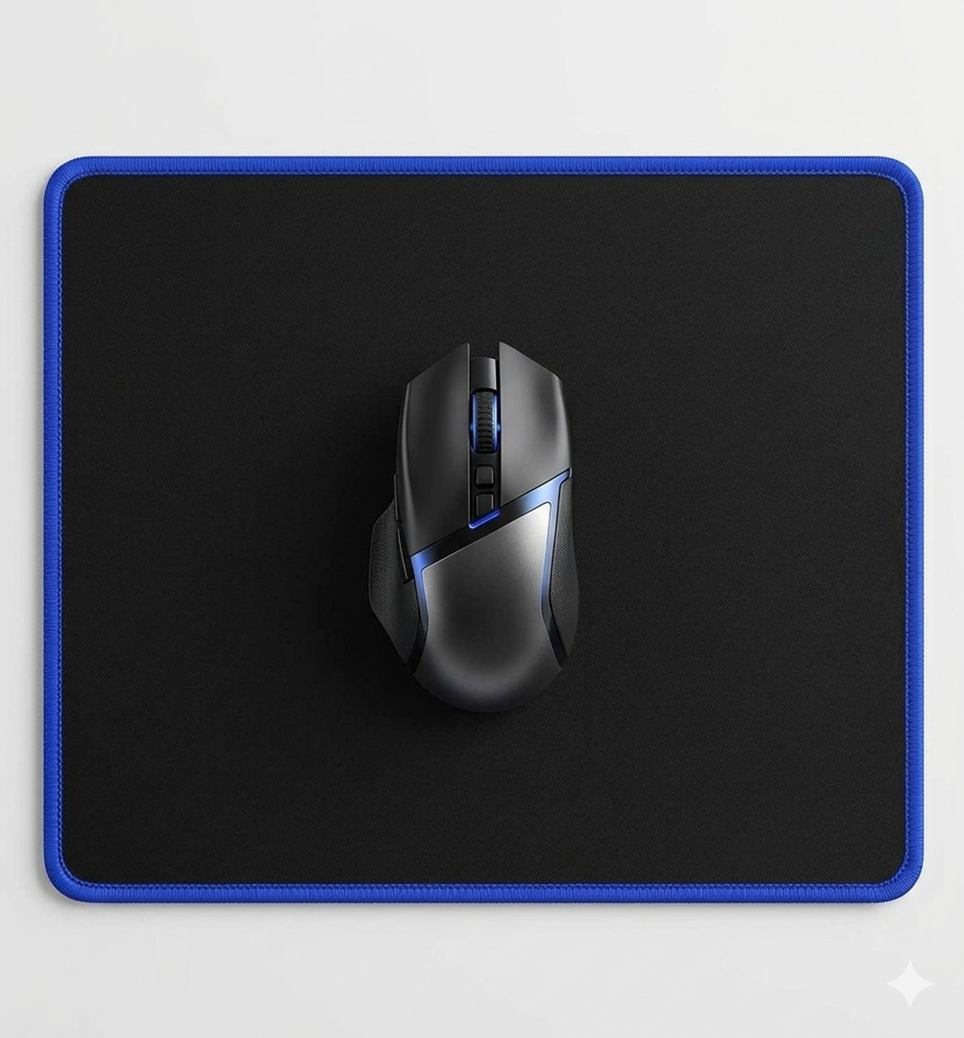 Image of Kebica Gaming Mouse Pad, Non-Slip Rubber Base, Waterproof Surface Mouse Pad Non Slip Base Mousepad (Blue)