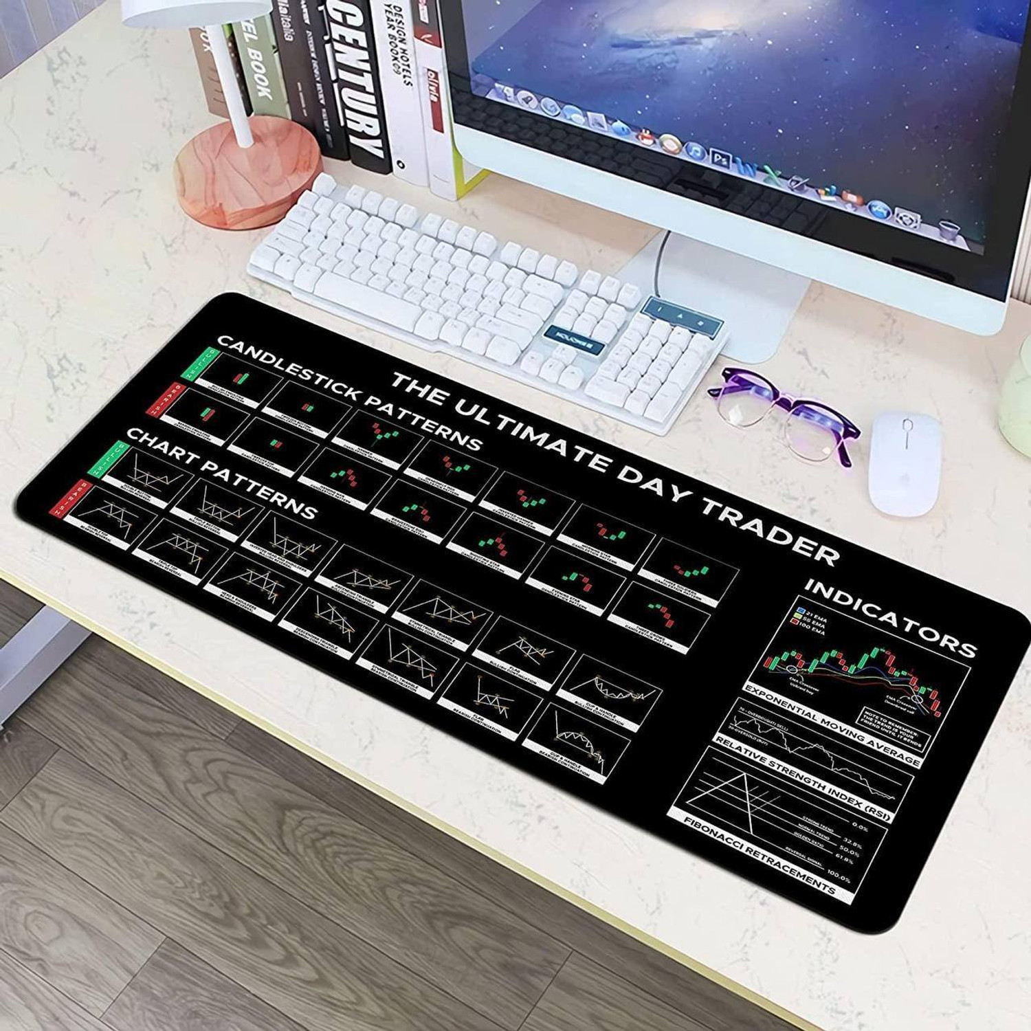 Image of Ramokdu Stock Market Day Trader Pad Non Slip Base Mousepad