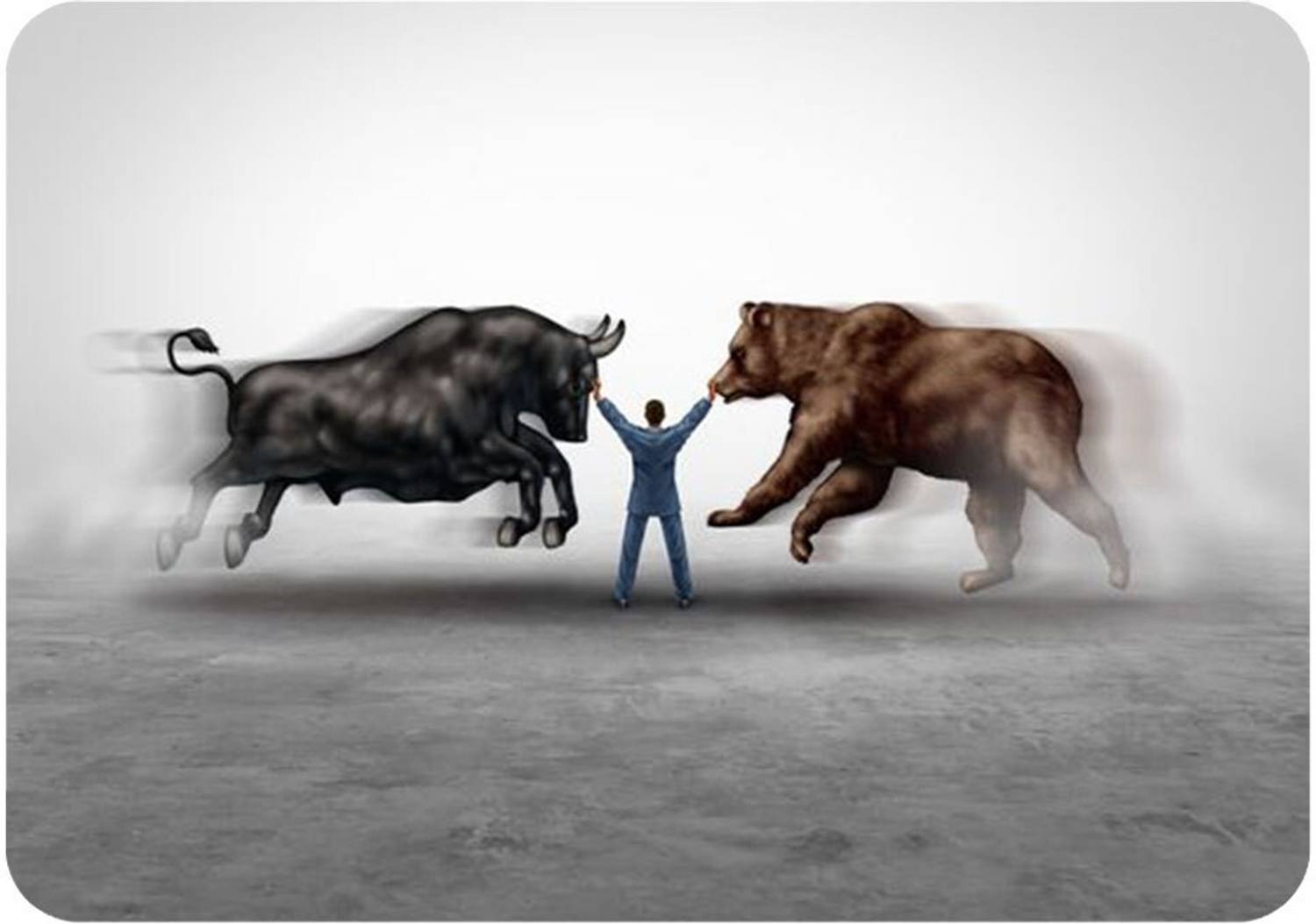 Artefact Bull vs Bear Mouse Pad FKMP00269 Non Slip Base Mousepad