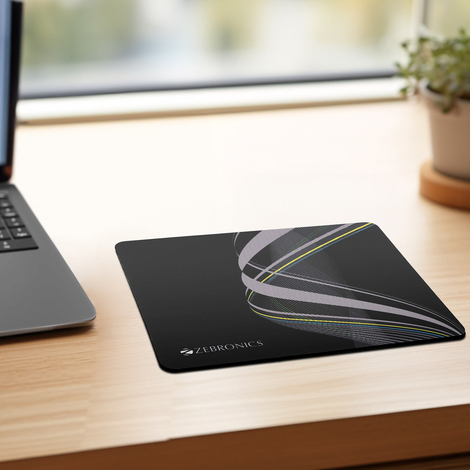 Image of ZEBRONICS Zeb-MSP X1 Non Slip Base Mousepad