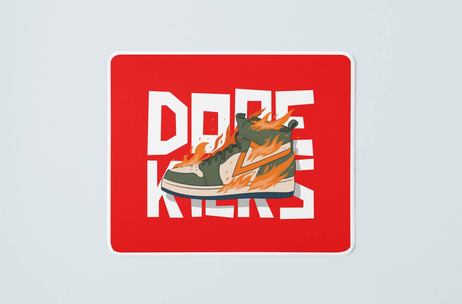 Epic Merch Dope Kicks Non Slip Mousepad - Image 2
