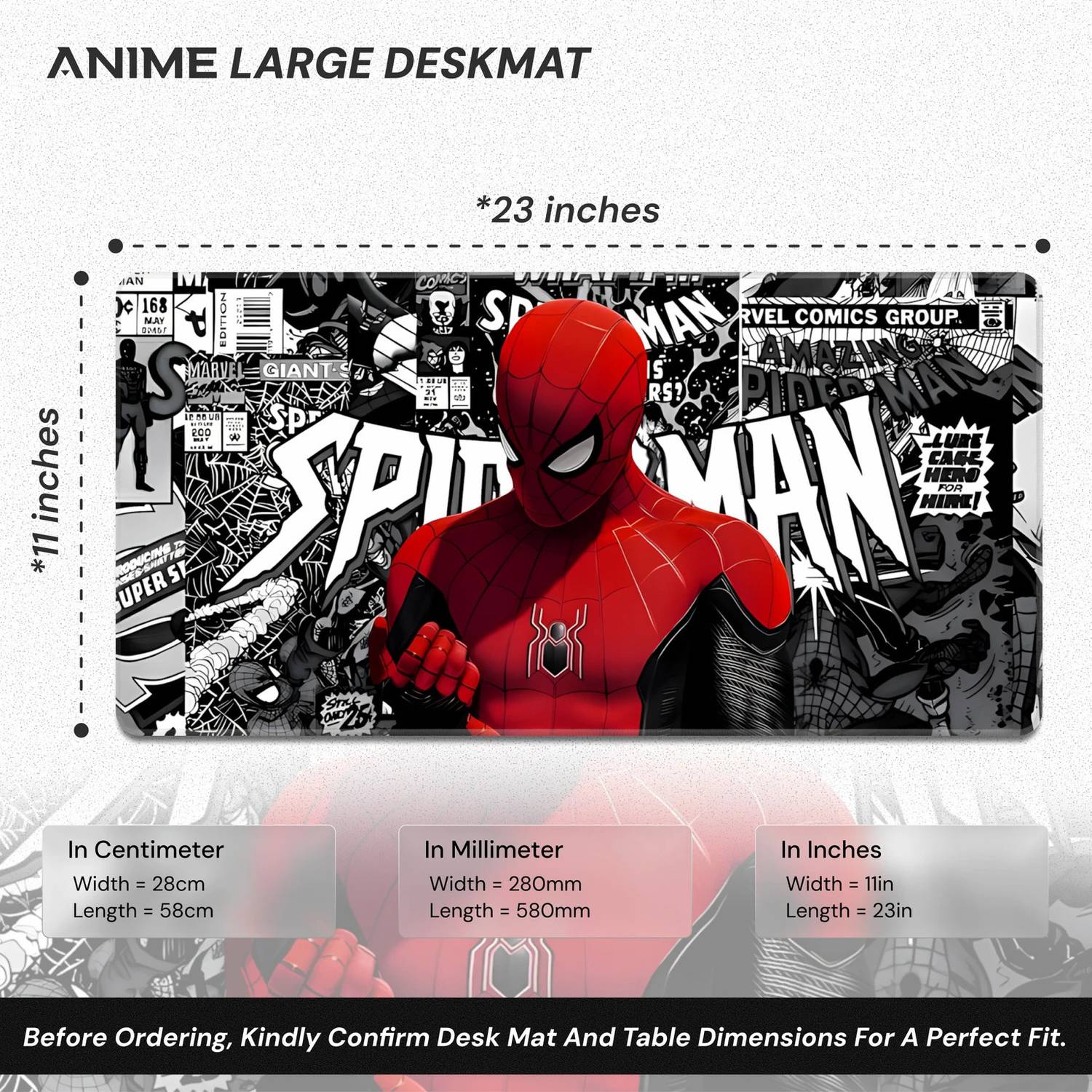 SMULY Spiderman Non-Slip Gaming Mousepad - Image 3
