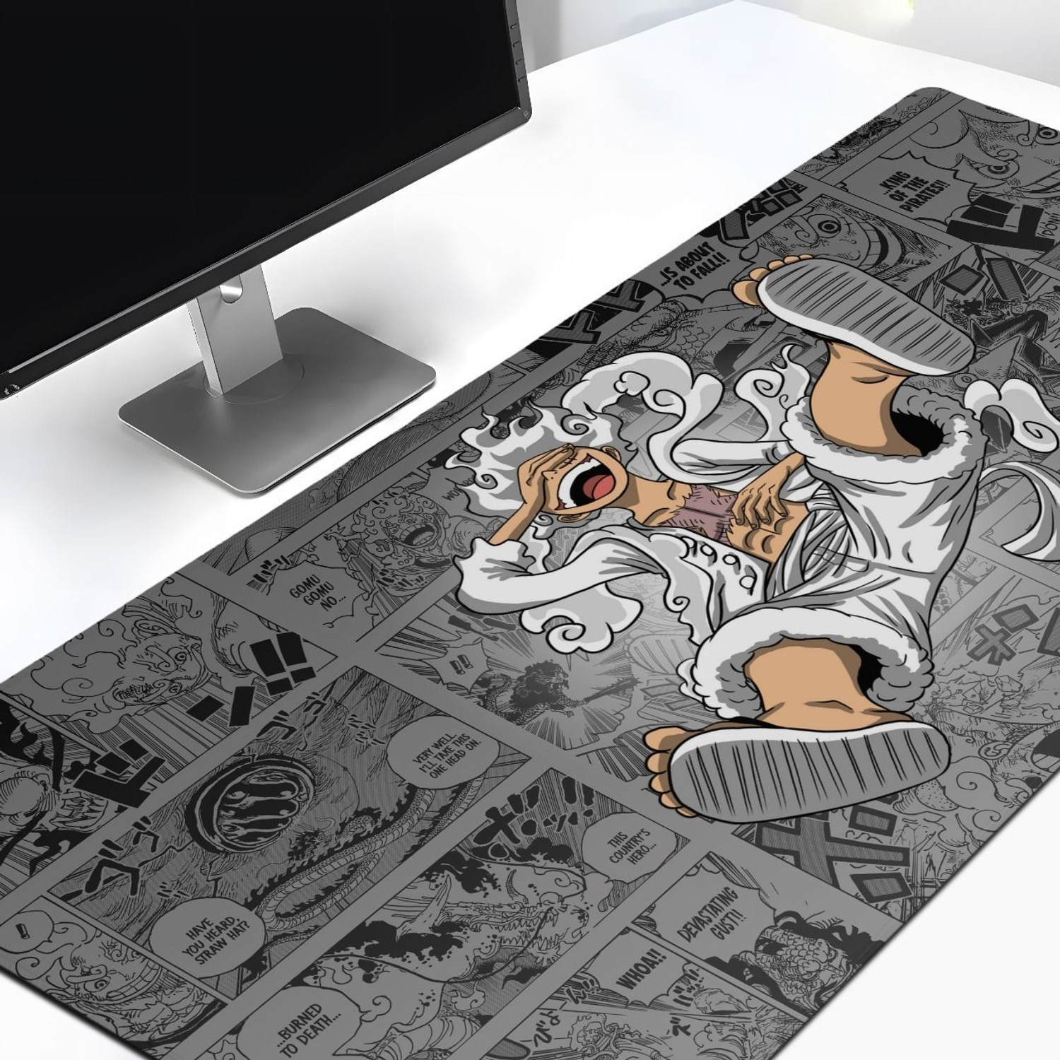 Image of Teesown One Piece XXL Desk Mat for Laptop /Pc Non Slip Base Mousepad