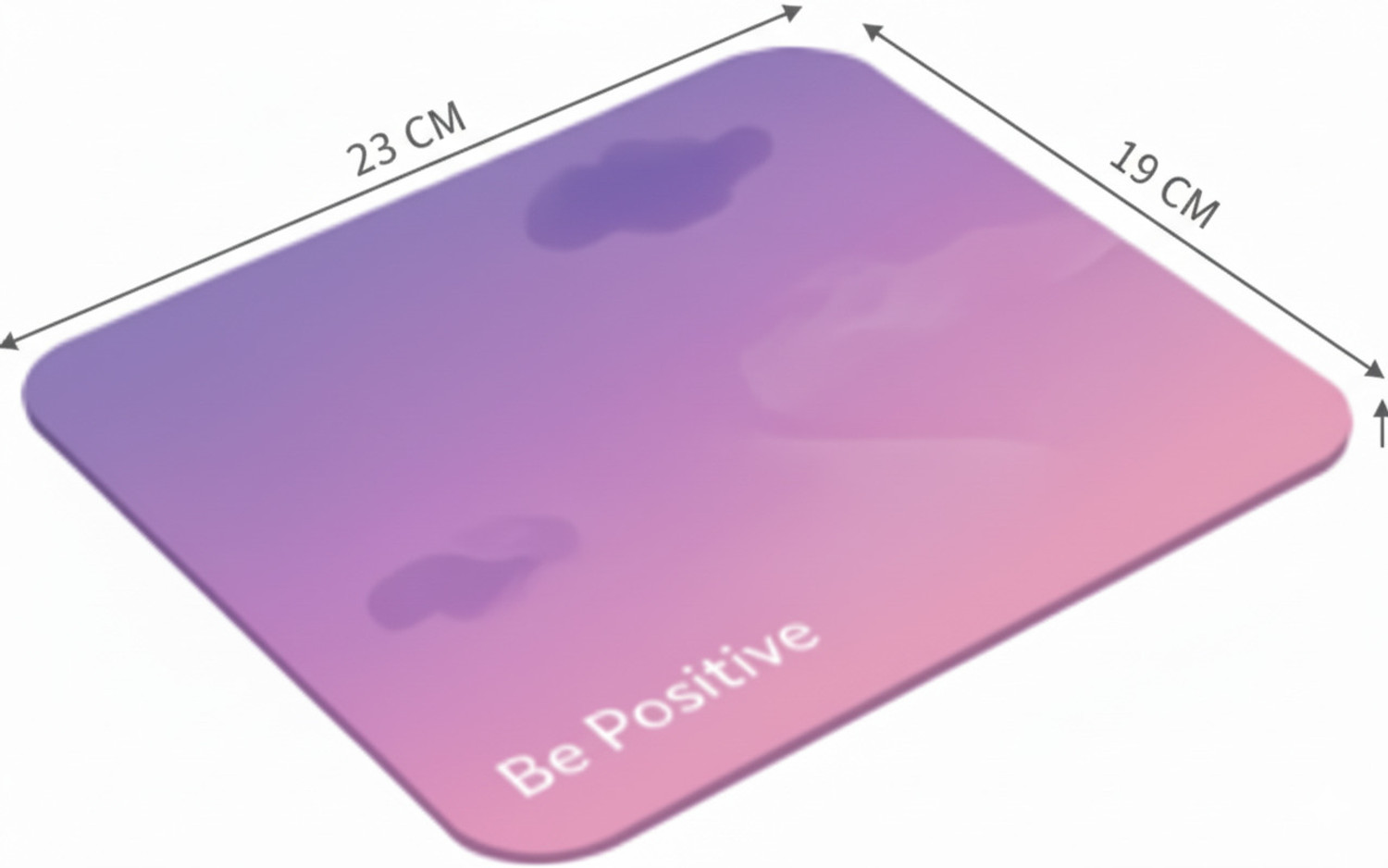 Image of rssh creation Streat Light Pink Color, Anti - Slip Base, High Durability Mouse Pad Non Slip Base Mousepad
