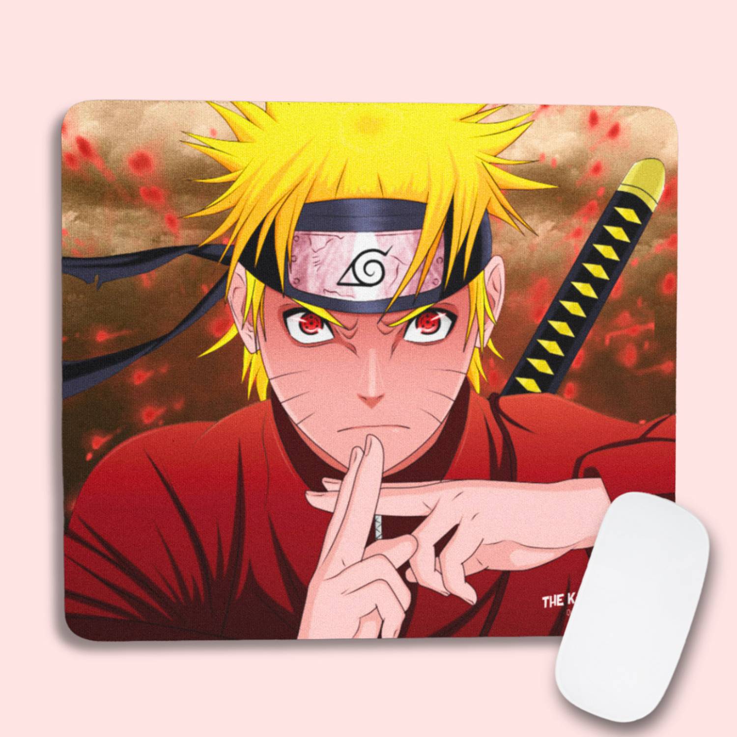 The K Fandom Naruto Mouse Pad (19x23cm) | Anti-Slip Rubber Gaming