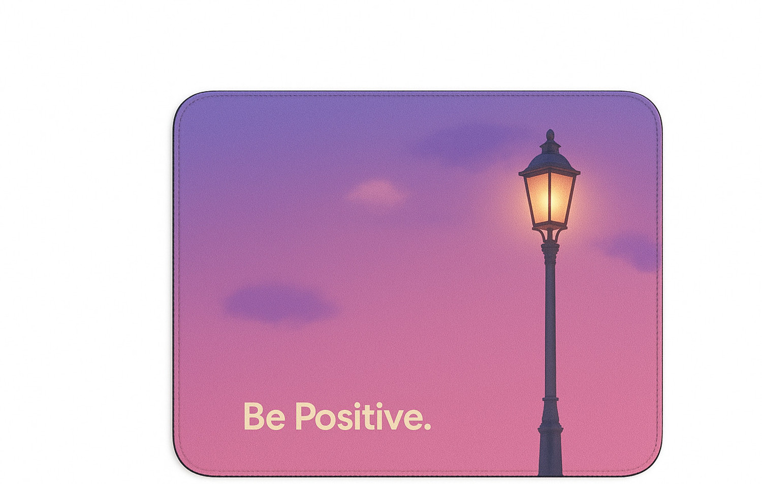 Image of rssh creation Streat Light Pink Color, Anti - Slip Base, High Durability Mouse Pad Non Slip Base Mousepad
