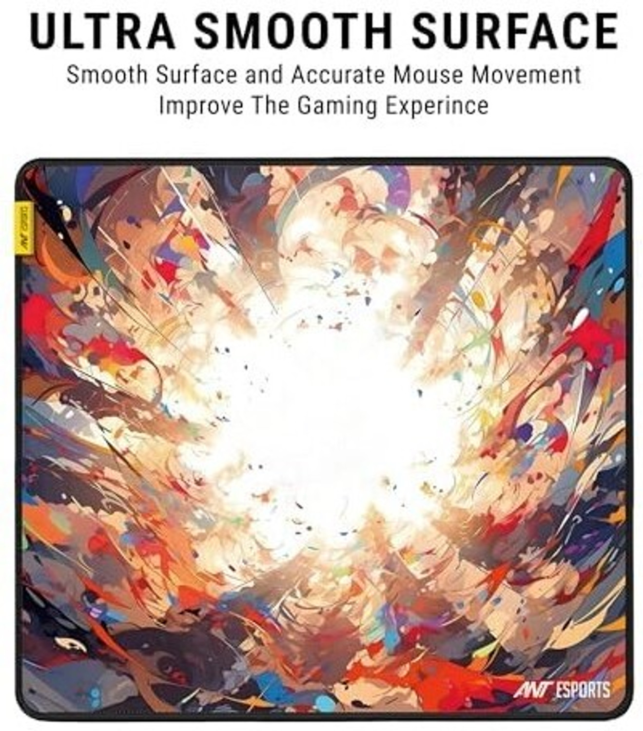 Image of Ant Esports Volcano Unique Rectangle Gaming Mousepad for Mouse with Stitched Edges Non Slip Base Mousepad