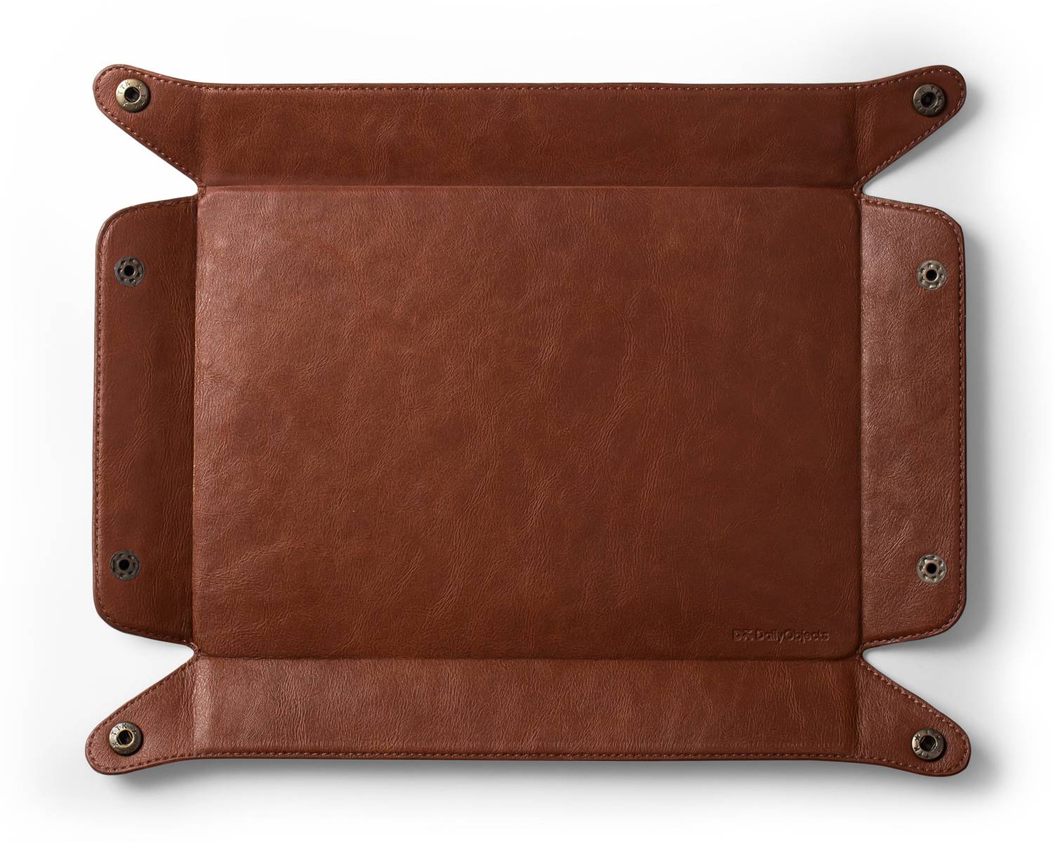 ウィンダンシー SEA LEATHER TRAY ブラウン 小物入れ DailyObjects Valet Vegan Leather Tray (Tan) Non Slip Base Mousepad