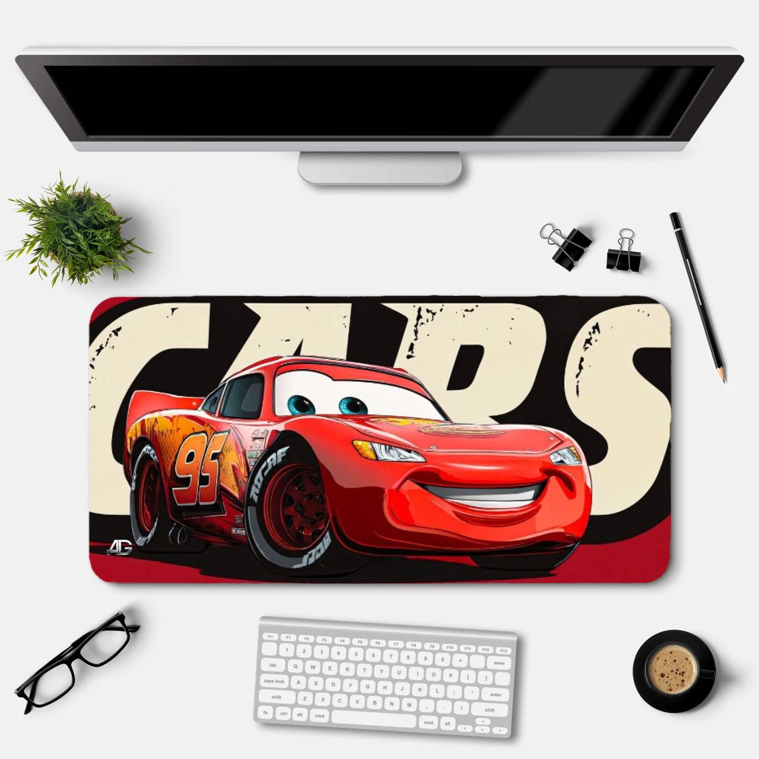 AIM D GAME Gaming Mouse Pad | Desk Mat with Non-Slip Base for Laptop, PC, Office & Home Non Slip Base Mousepad