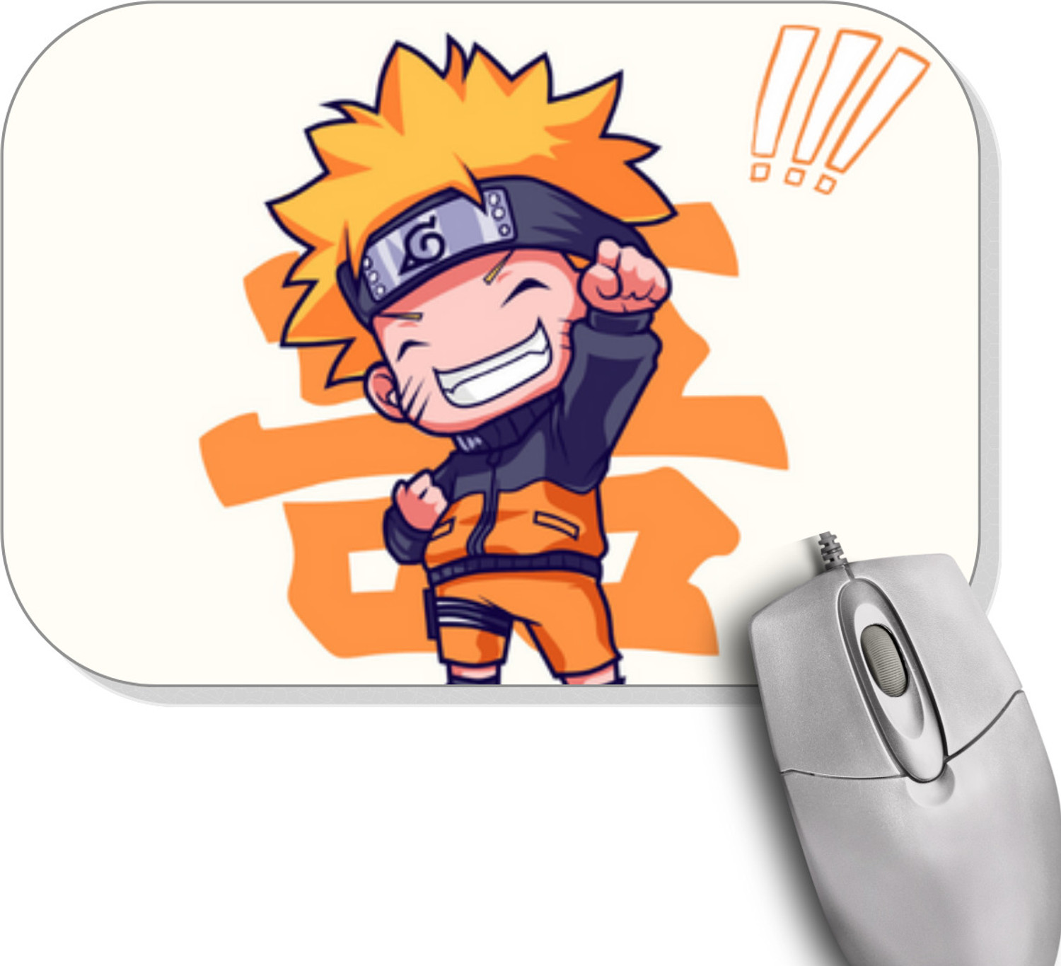 Image of Replix Naruto Anime Printed Mousepad with Smooth Mouse Control for Laptop, MacBook Pro Non Slip Base Mousepad