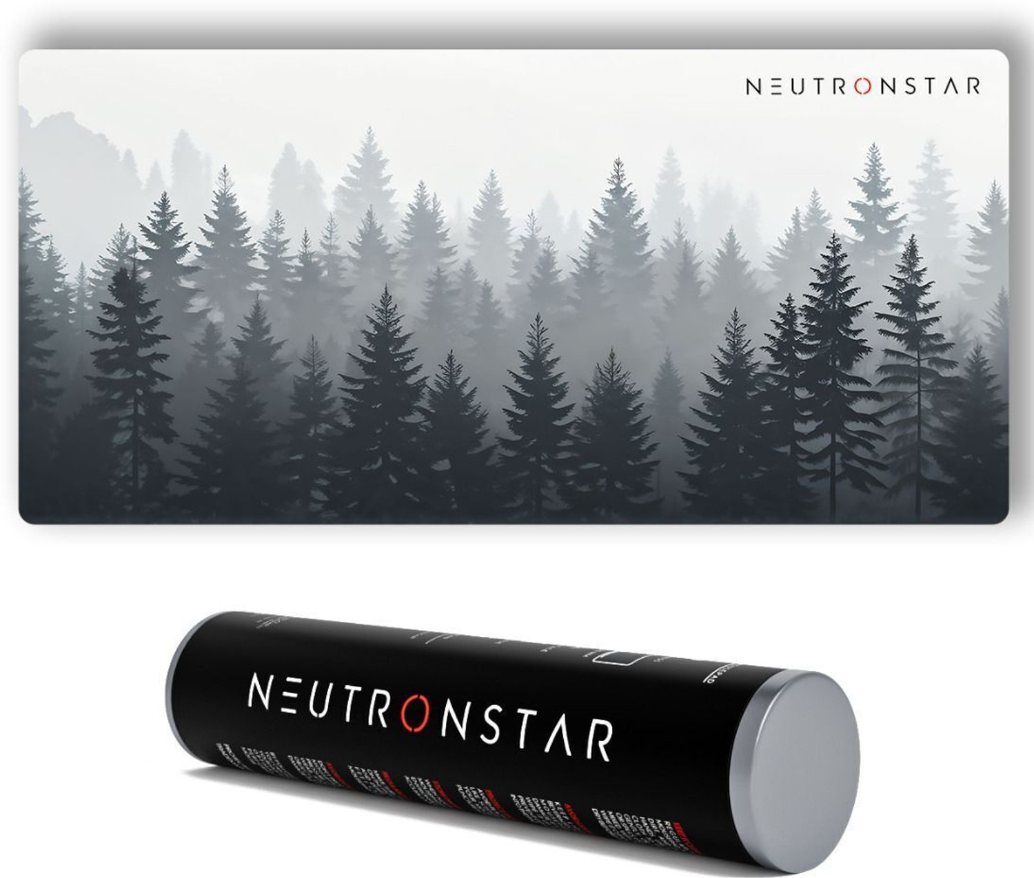 Image of NEUTRONSTAR Aesthetic Series: Rain Forest Universal Gaming Mouse Pad Non Slip Base Mousepad