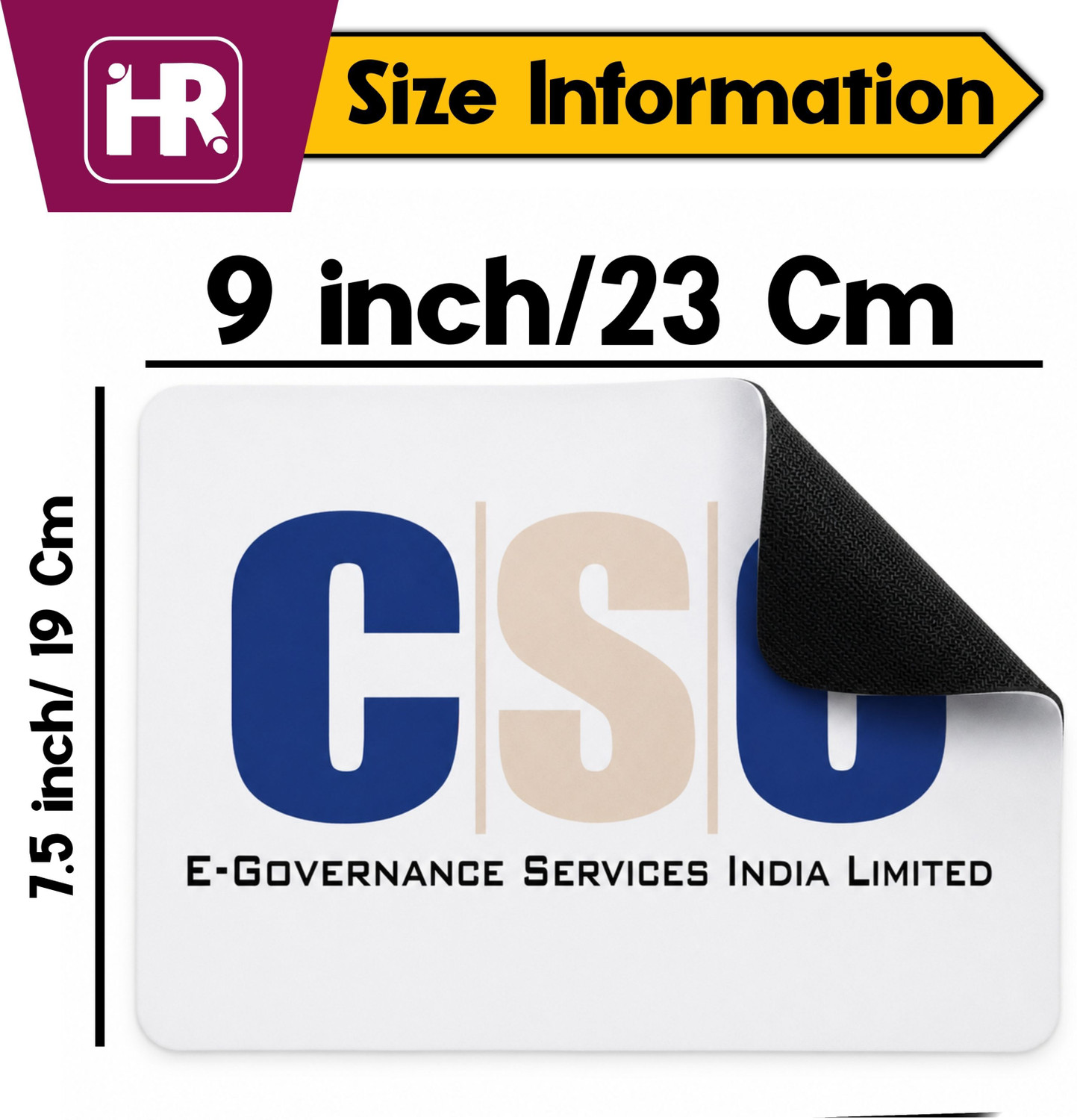 Image of Raikamal COMMAN SERVICE CENTER MOUSE PAD Non Slip Base Mousepad