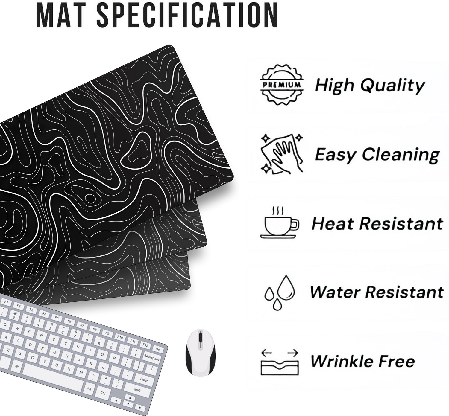 Image of Matnex Amazing Printed Mousepad Non Slip Base Mousepad